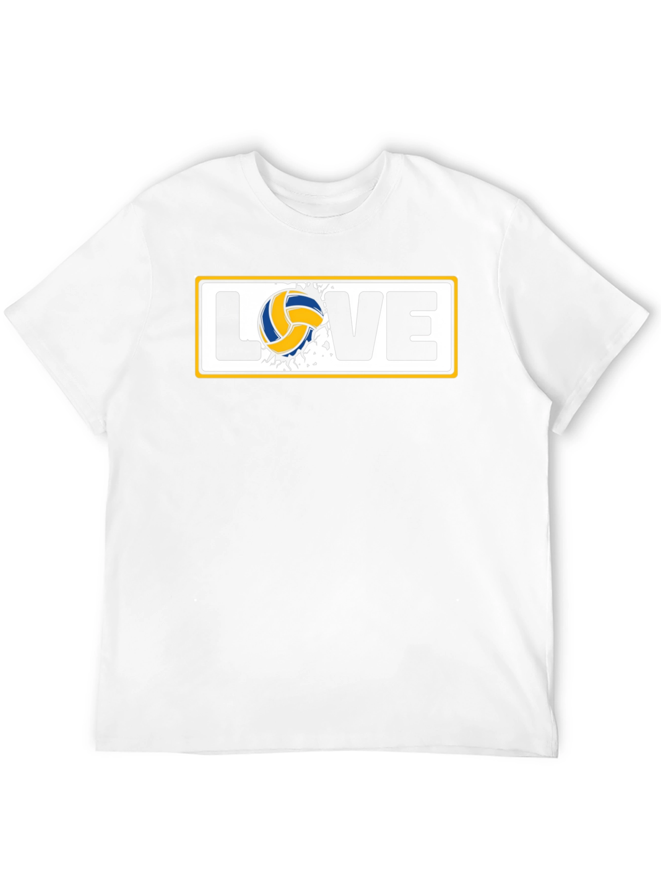 Volleyball Love Graphic T-Shirt - Black