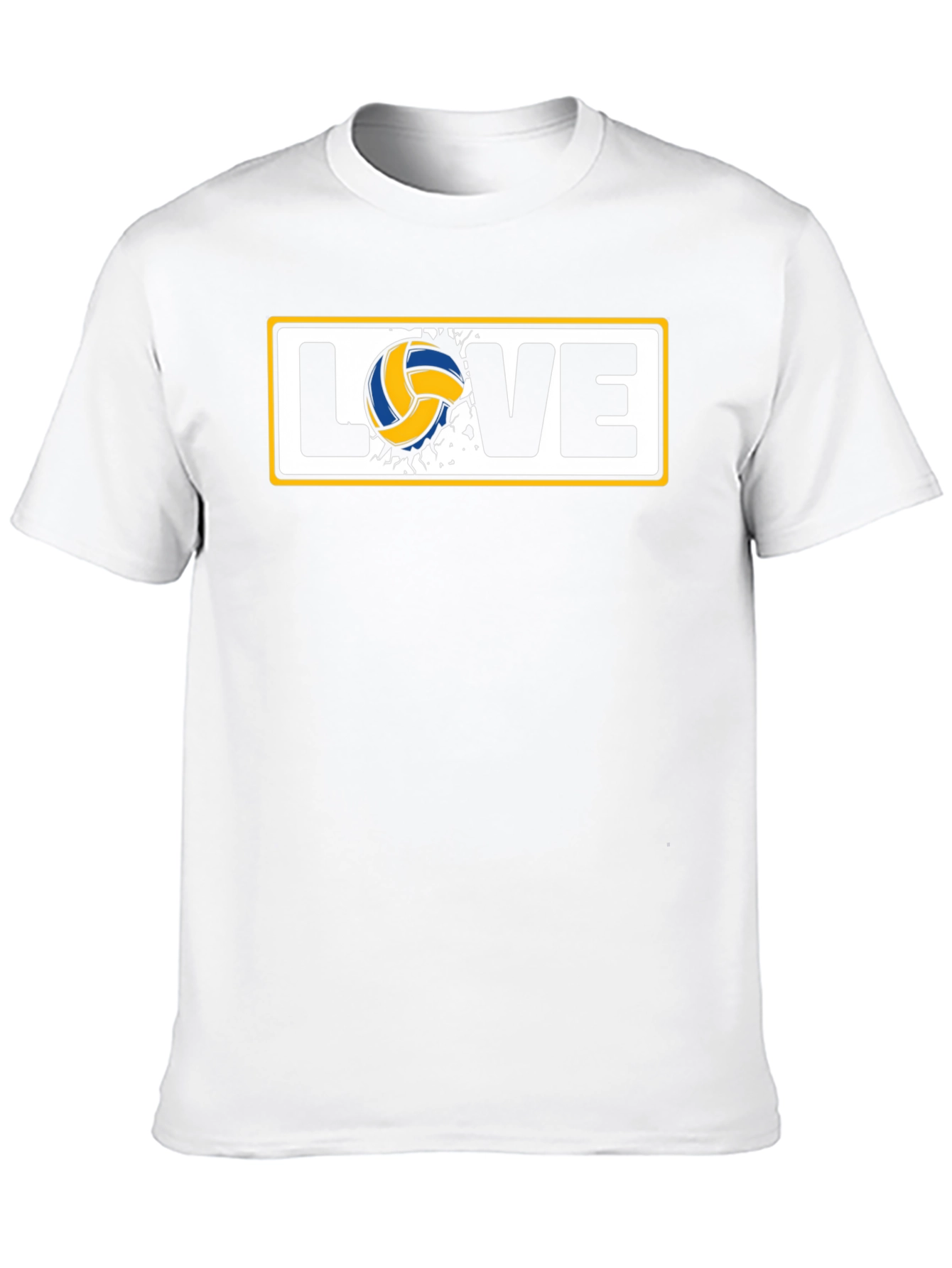 Volleyball Love Graphic T-Shirt - Black