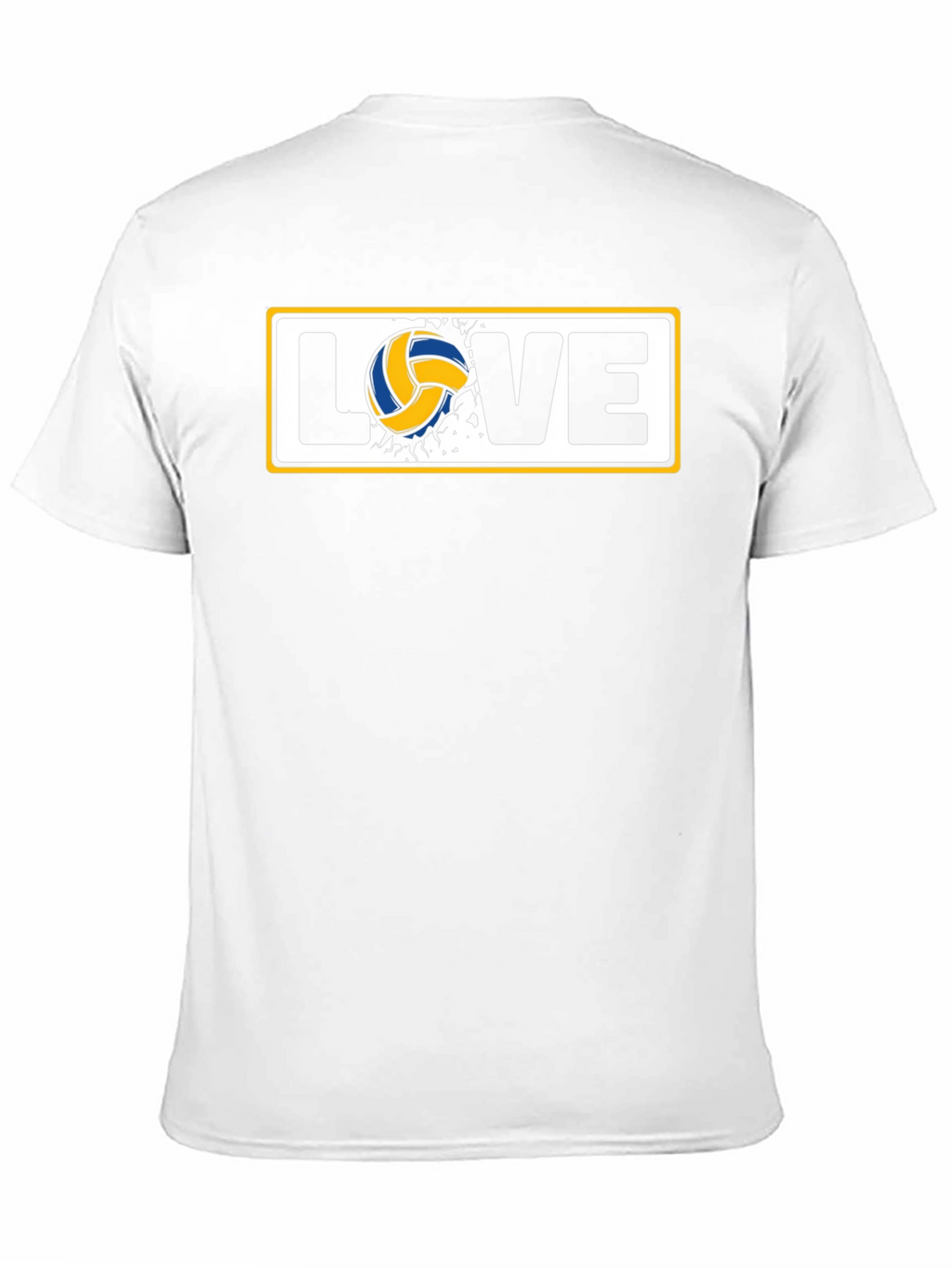 Volleyball Love Graphic T-Shirt - Black