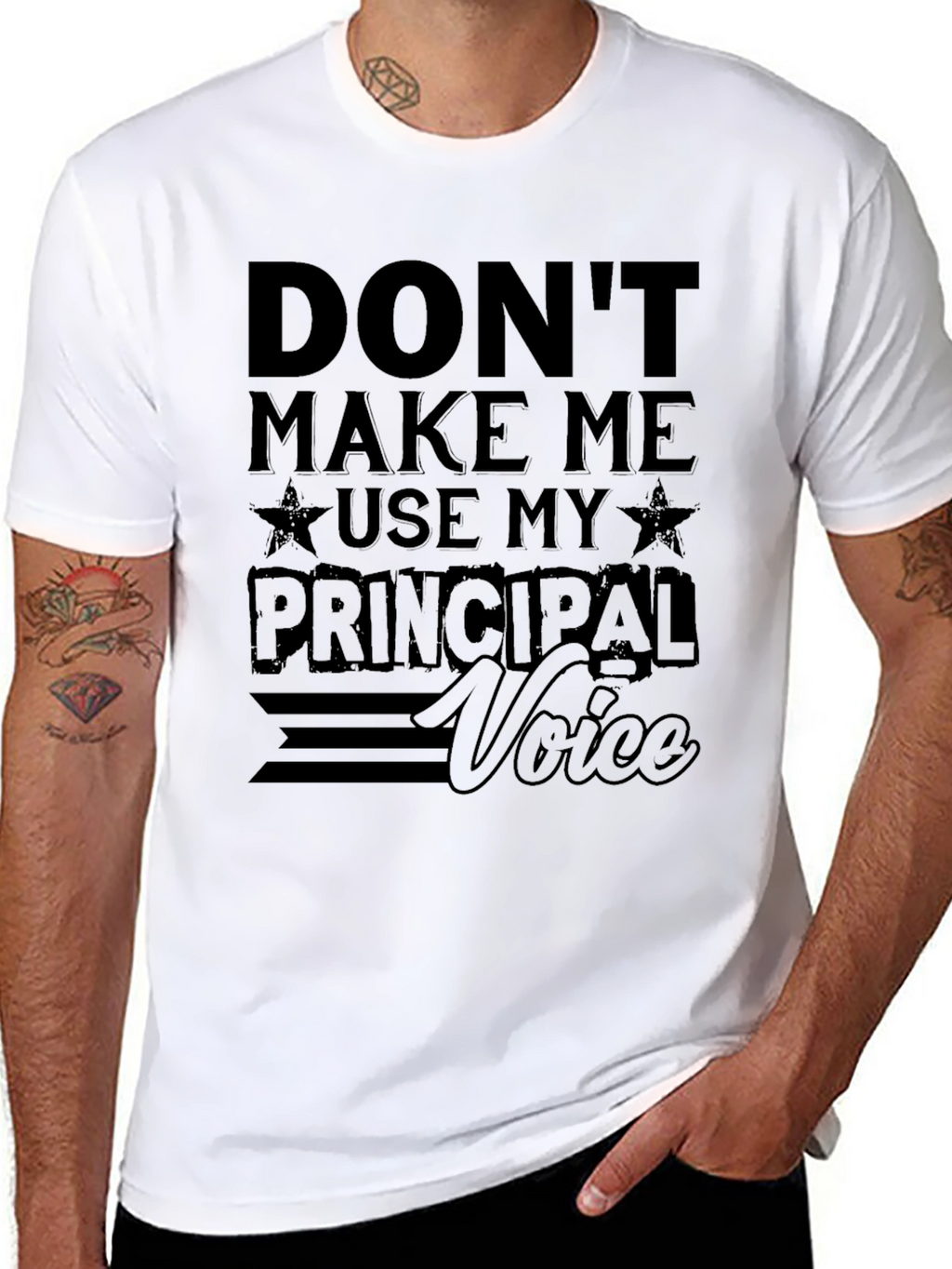 Principal Voice T-Shirt - Funny Teacher Apparel