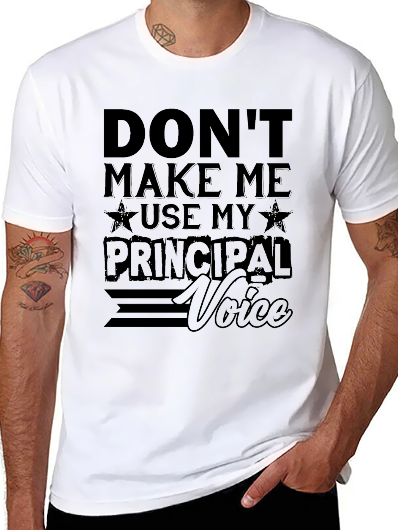 Principal Voice T-Shirt - Funny Teacher Apparel