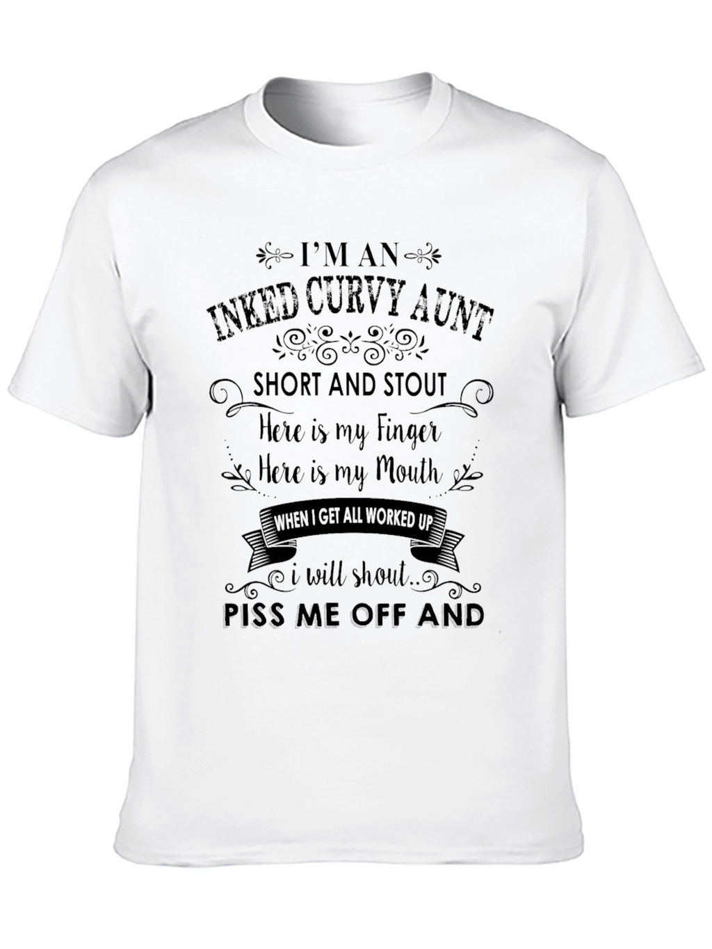 Inked Curvy Aunt Graphic Tee