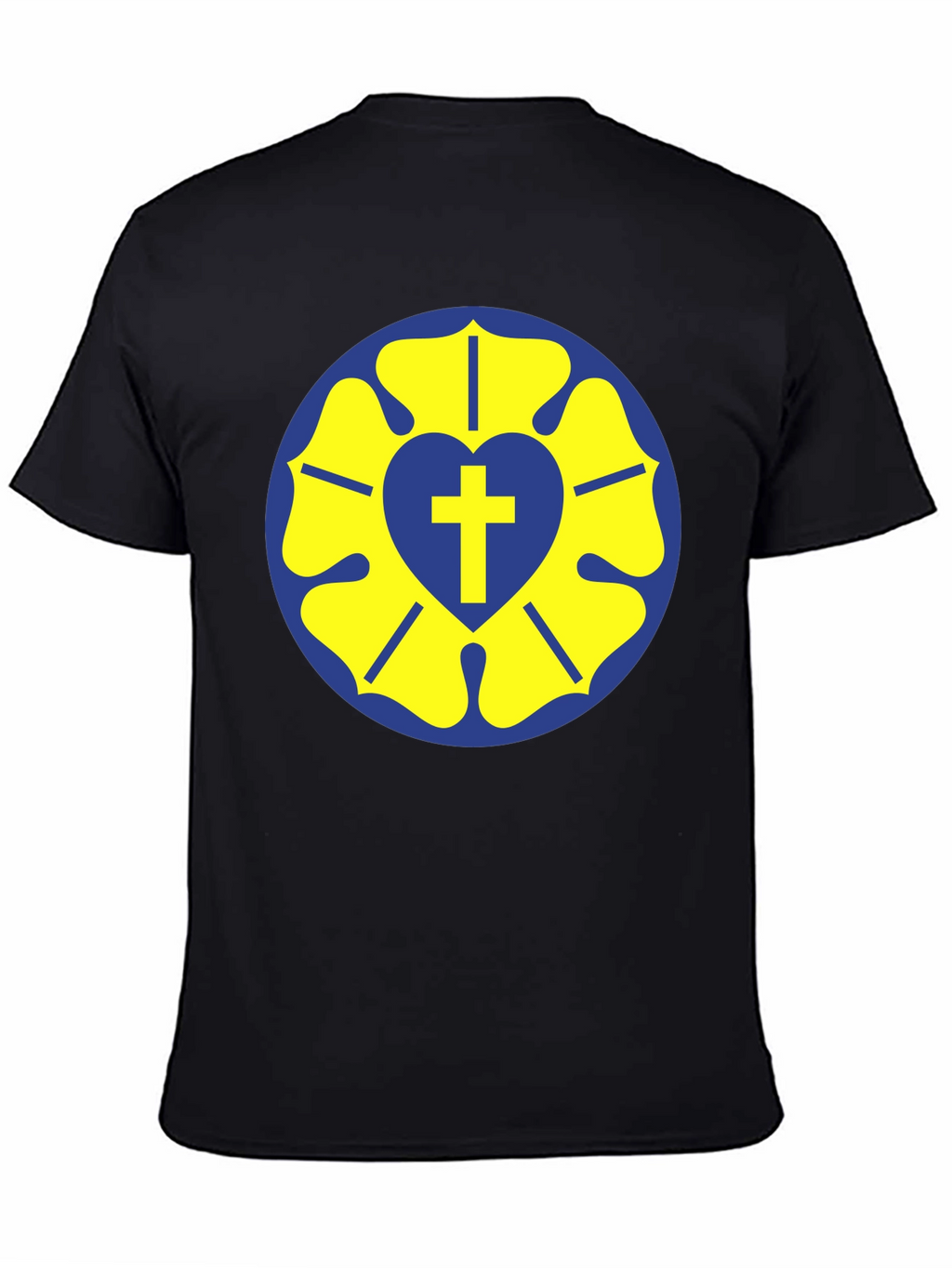 Luther Rose T-Shirt - Classic Religious Design