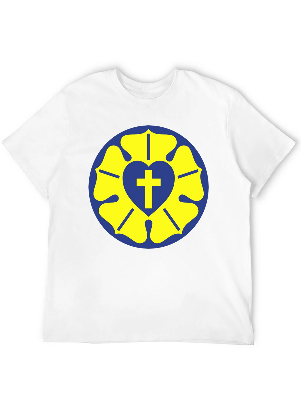 Luther Rose T-Shirt - Classic Religious Design