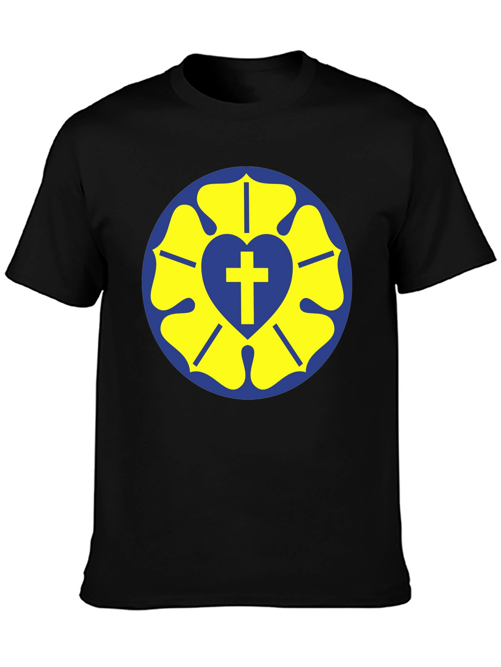 Luther Rose T-Shirt - Classic Religious Design
