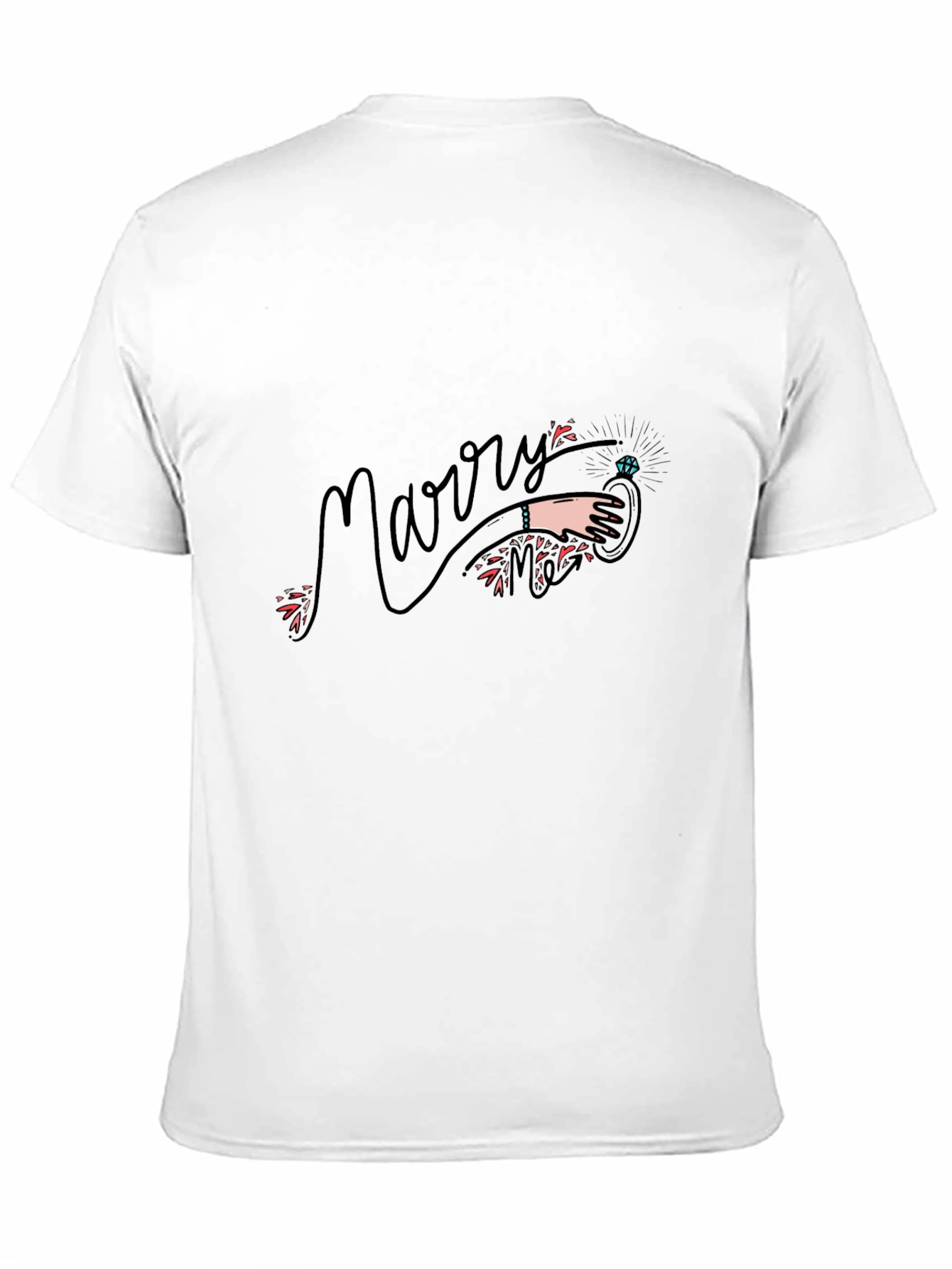 Marry Me Graphic T-Shirt - Black
