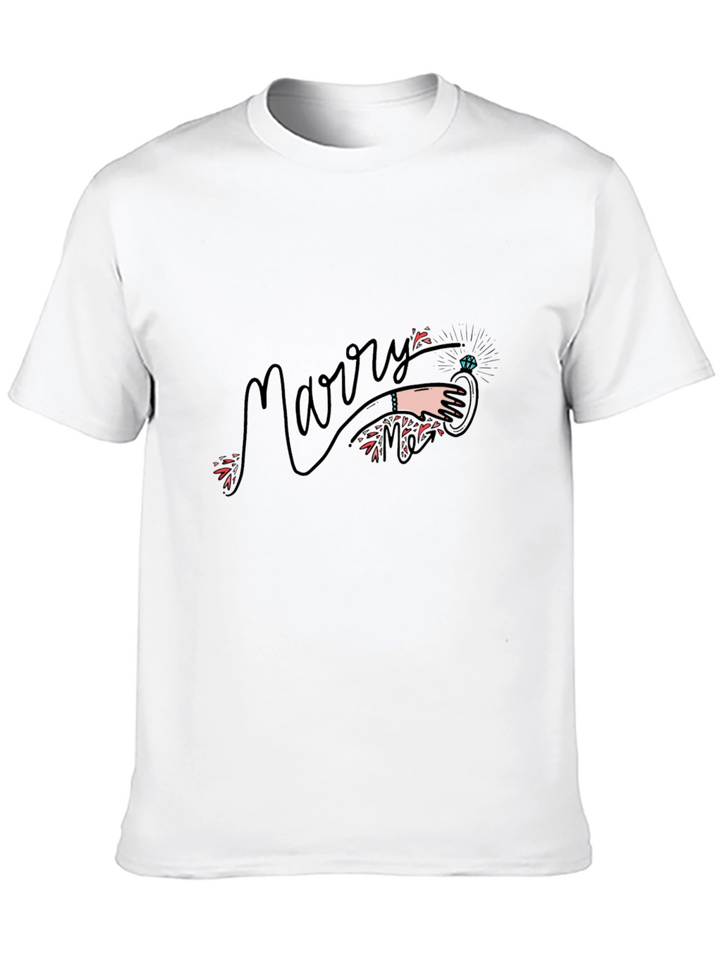 Marry Me Graphic T-Shirt - Black