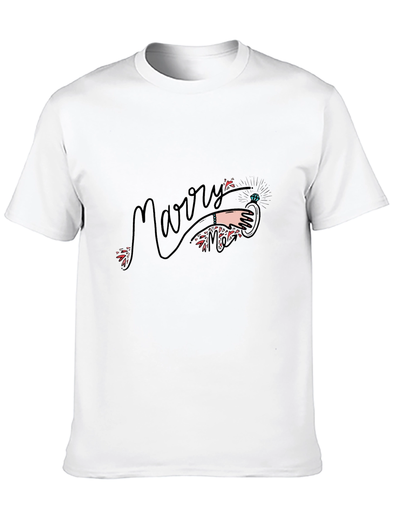 Marry Me Graphic T-Shirt - Black