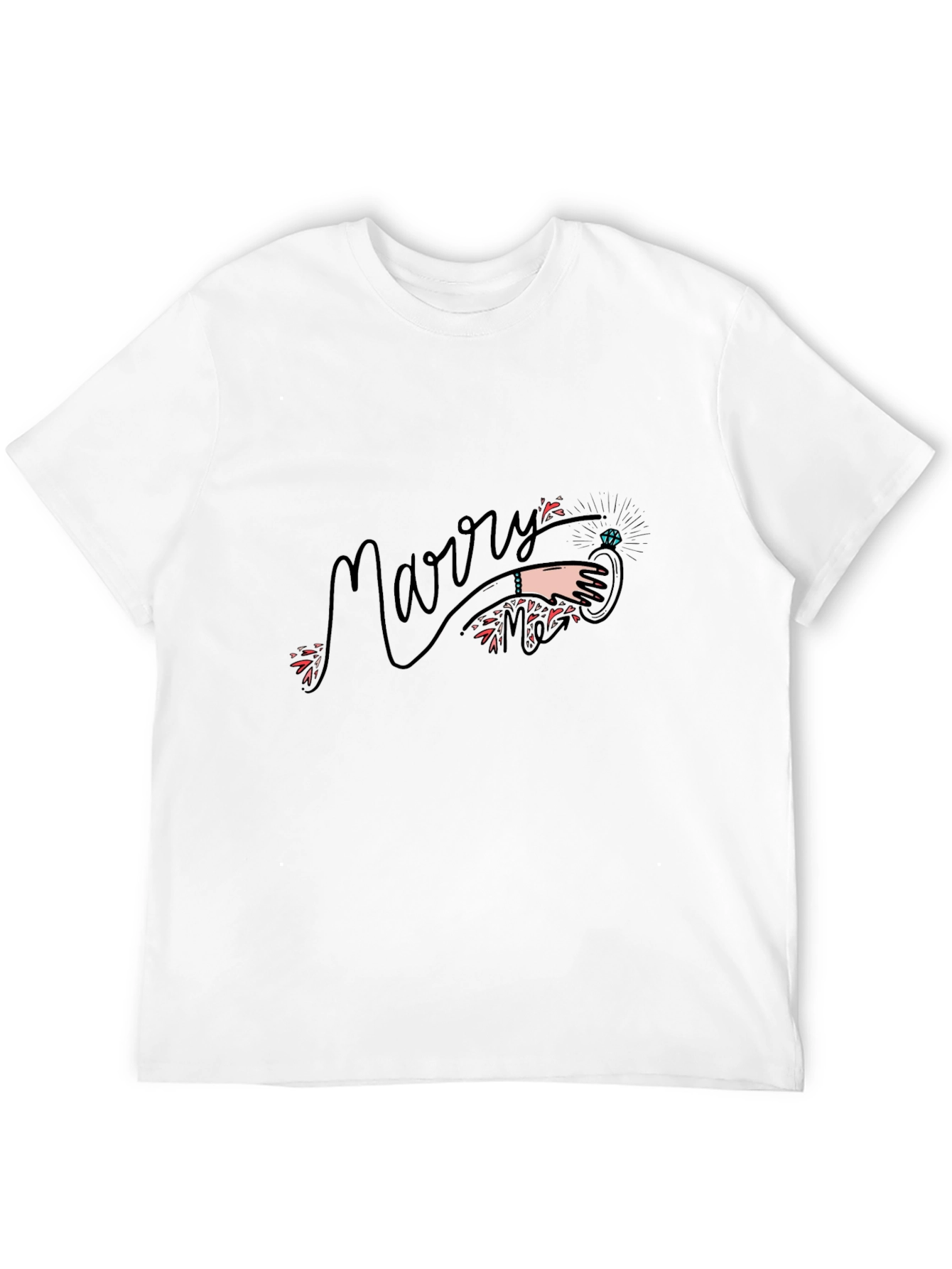 Marry Me Graphic T-Shirt - Black
