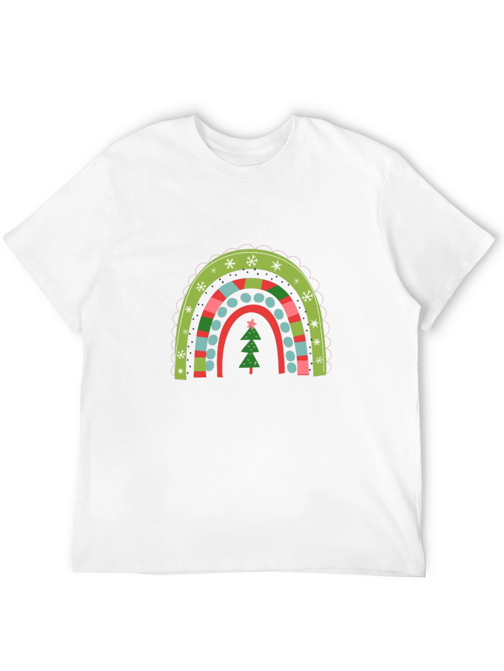 Festive Christmas Rainbow T-Shirt