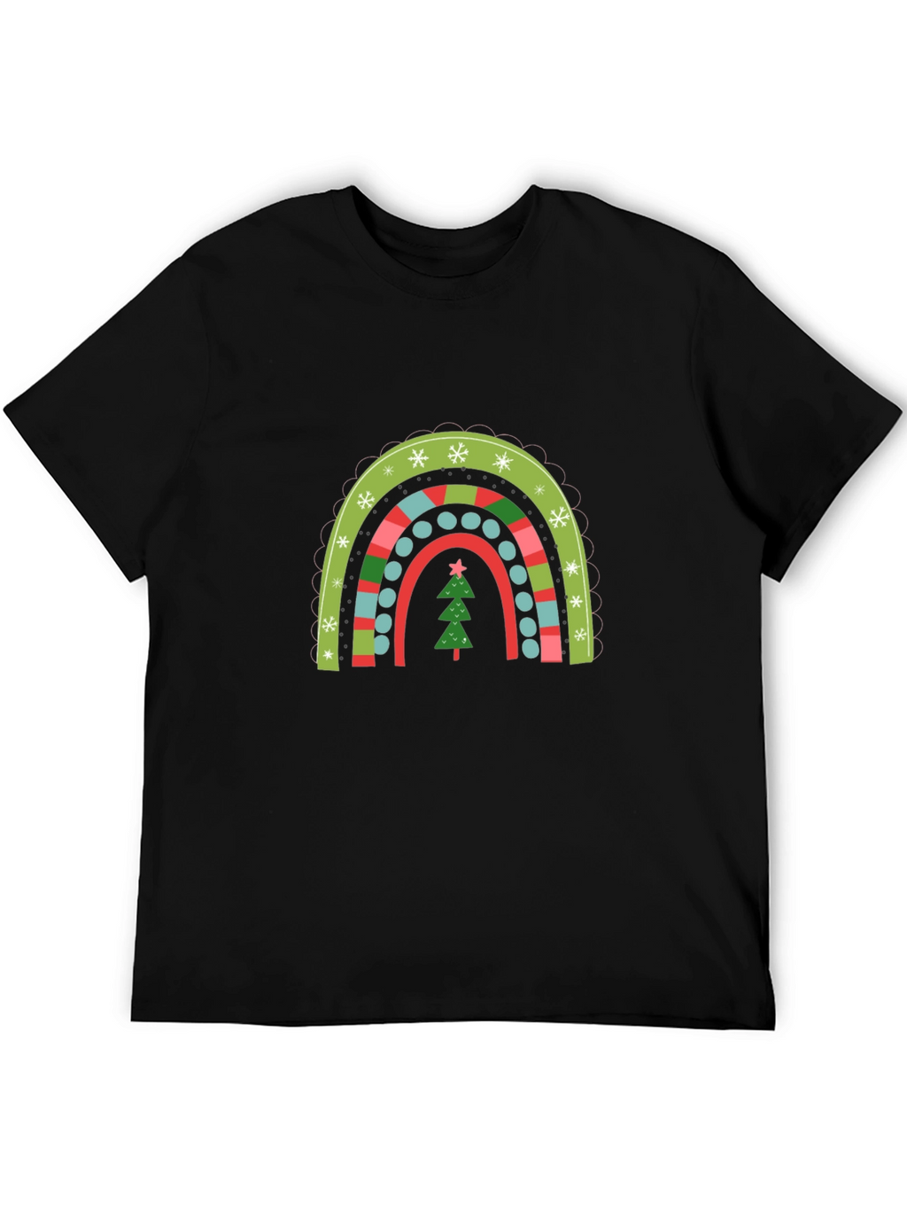 Festive Christmas Rainbow T-Shirt