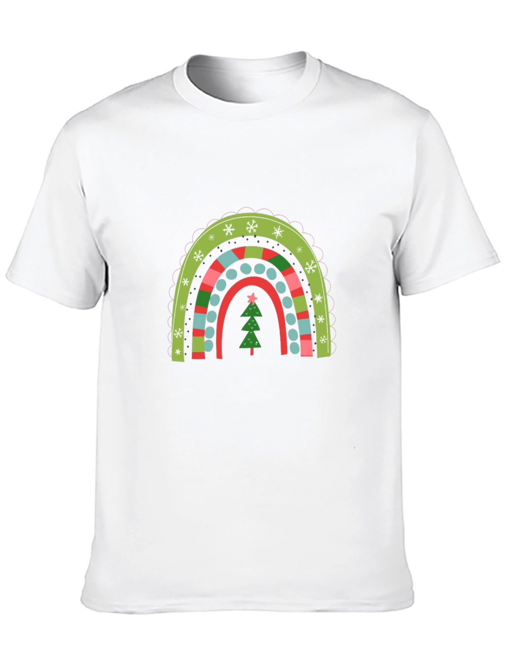 Festive Christmas Rainbow T-Shirt