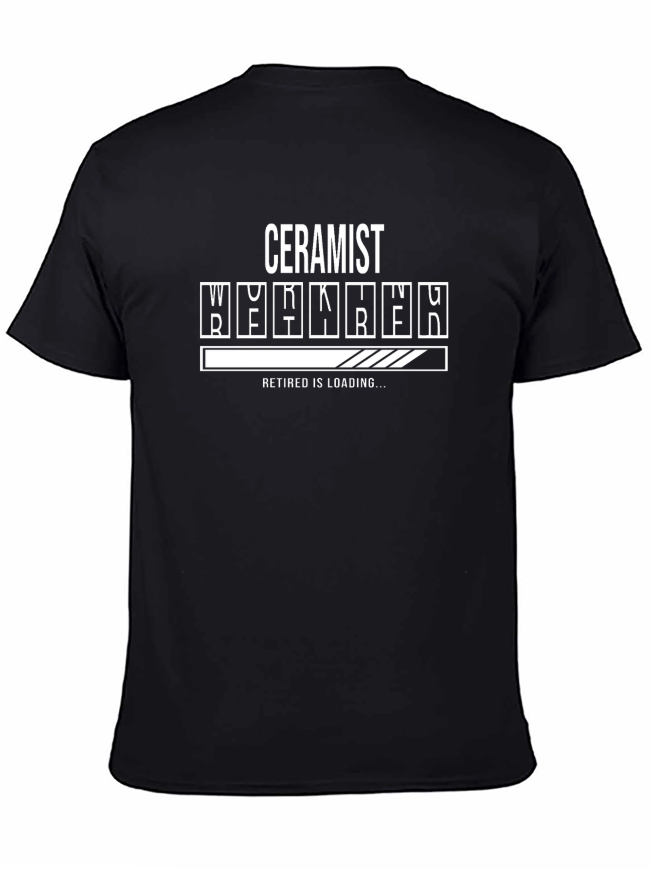 Ceramist Retirement Loading T-Shirt - Black
