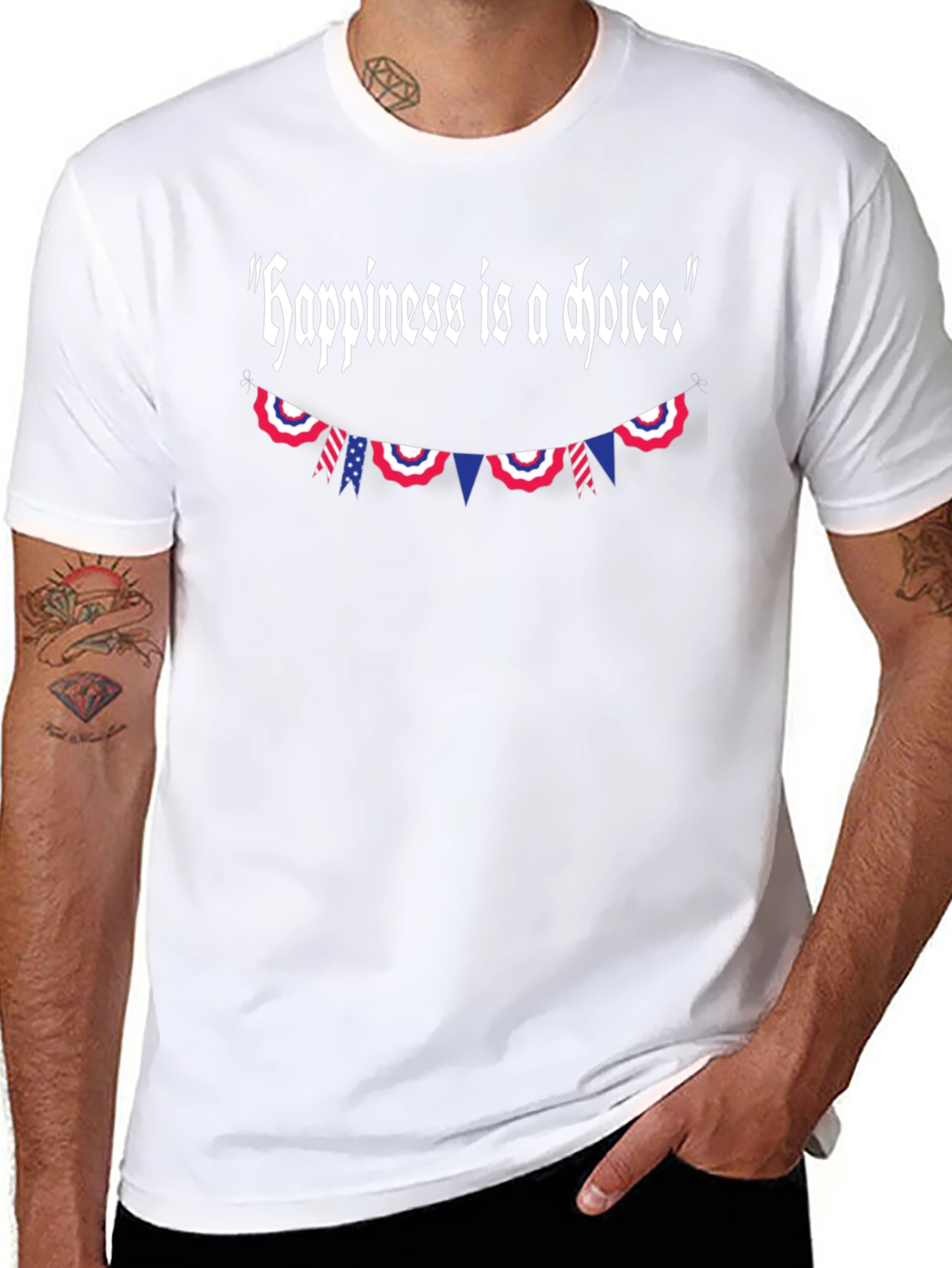 Happiness Is A Choice Patriotic T-Shirt