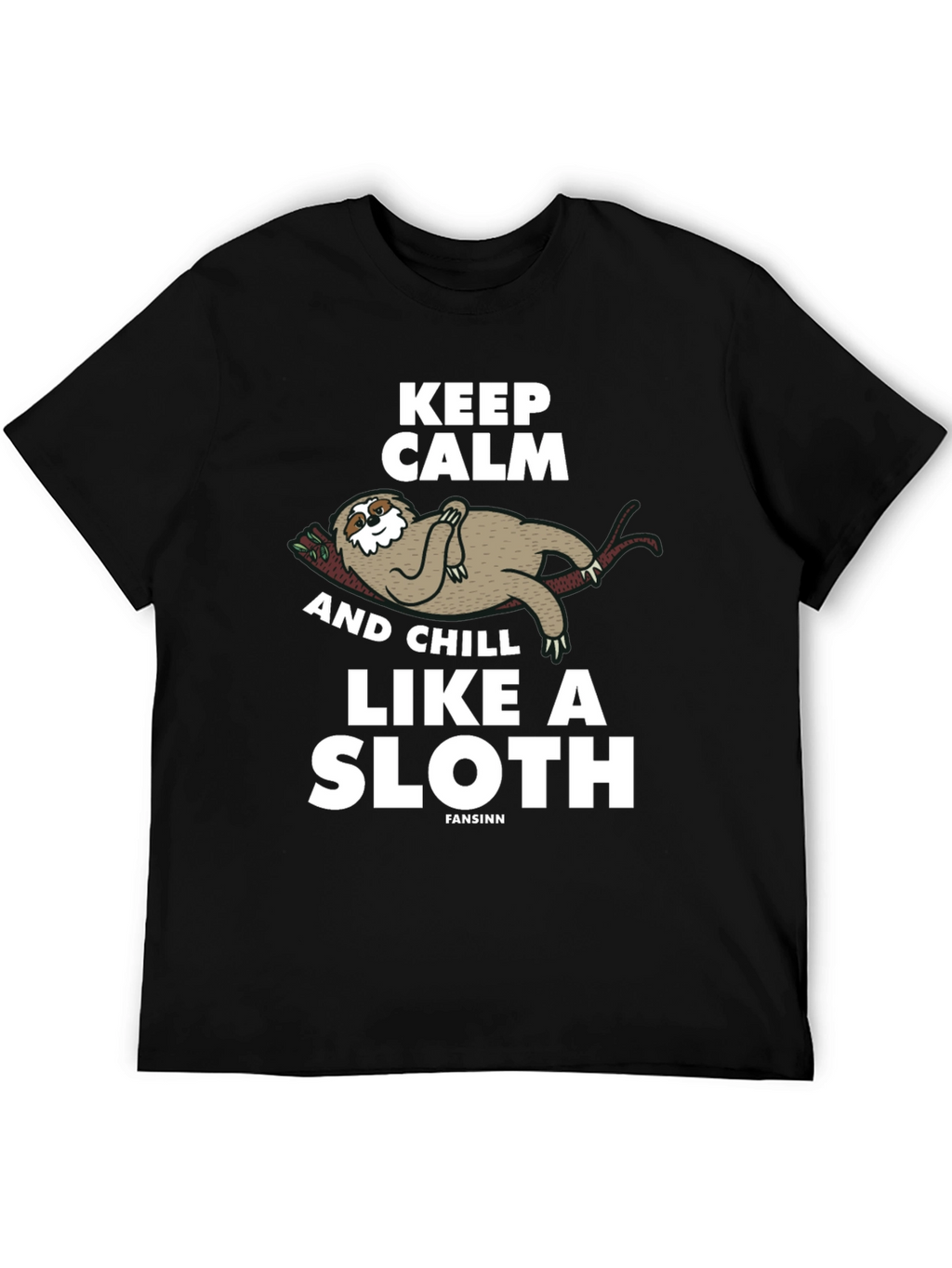 Keep Calm Sloth Graphic Tee
