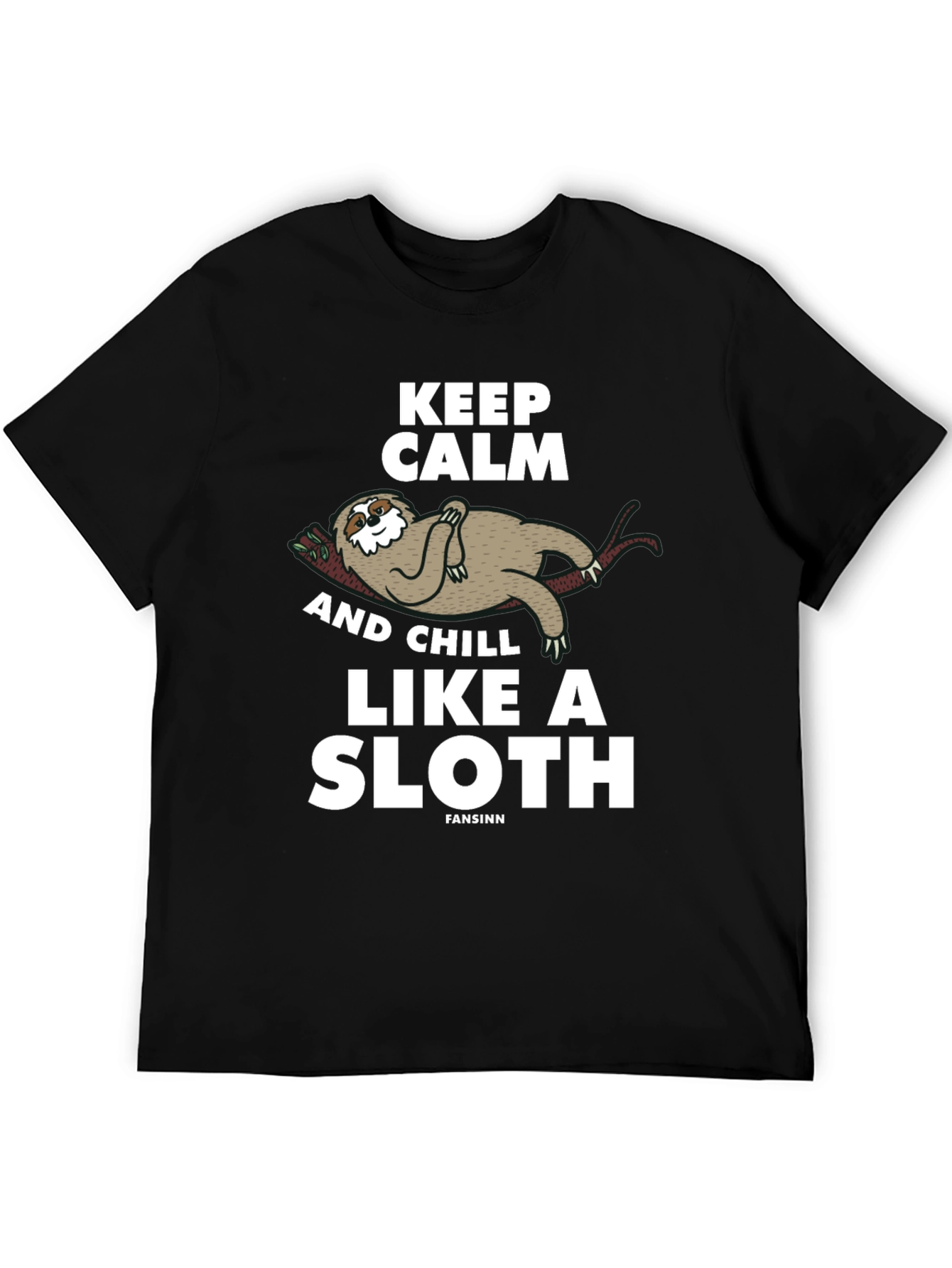 Keep Calm Sloth Graphic Tee