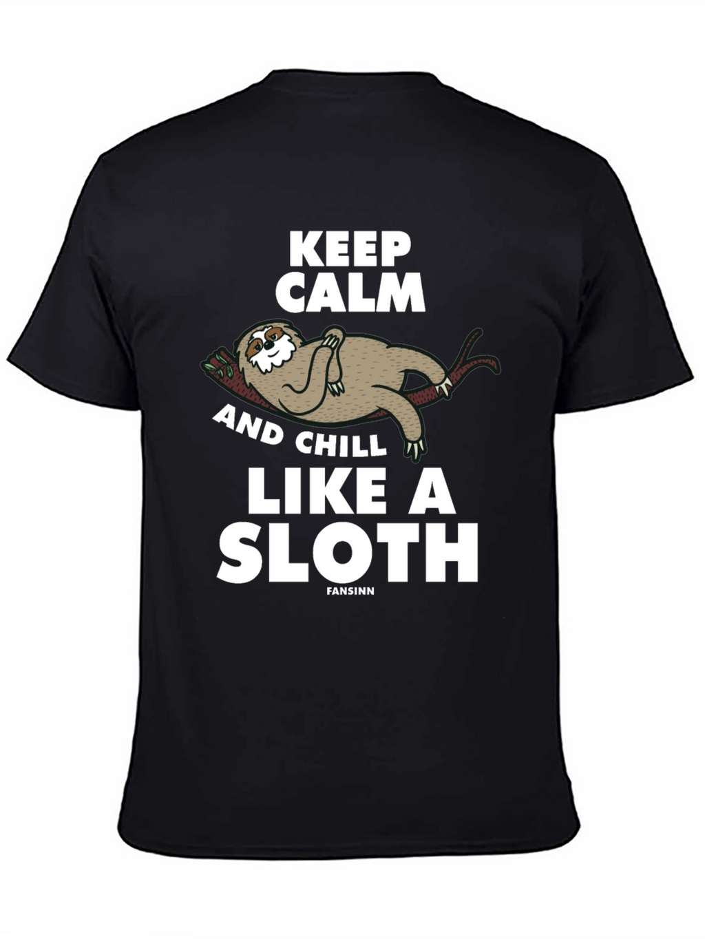 Keep Calm Sloth Graphic Tee