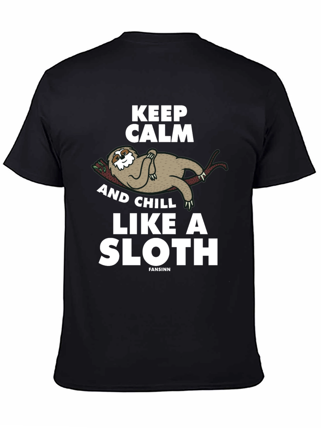 Keep Calm Sloth Graphic Tee