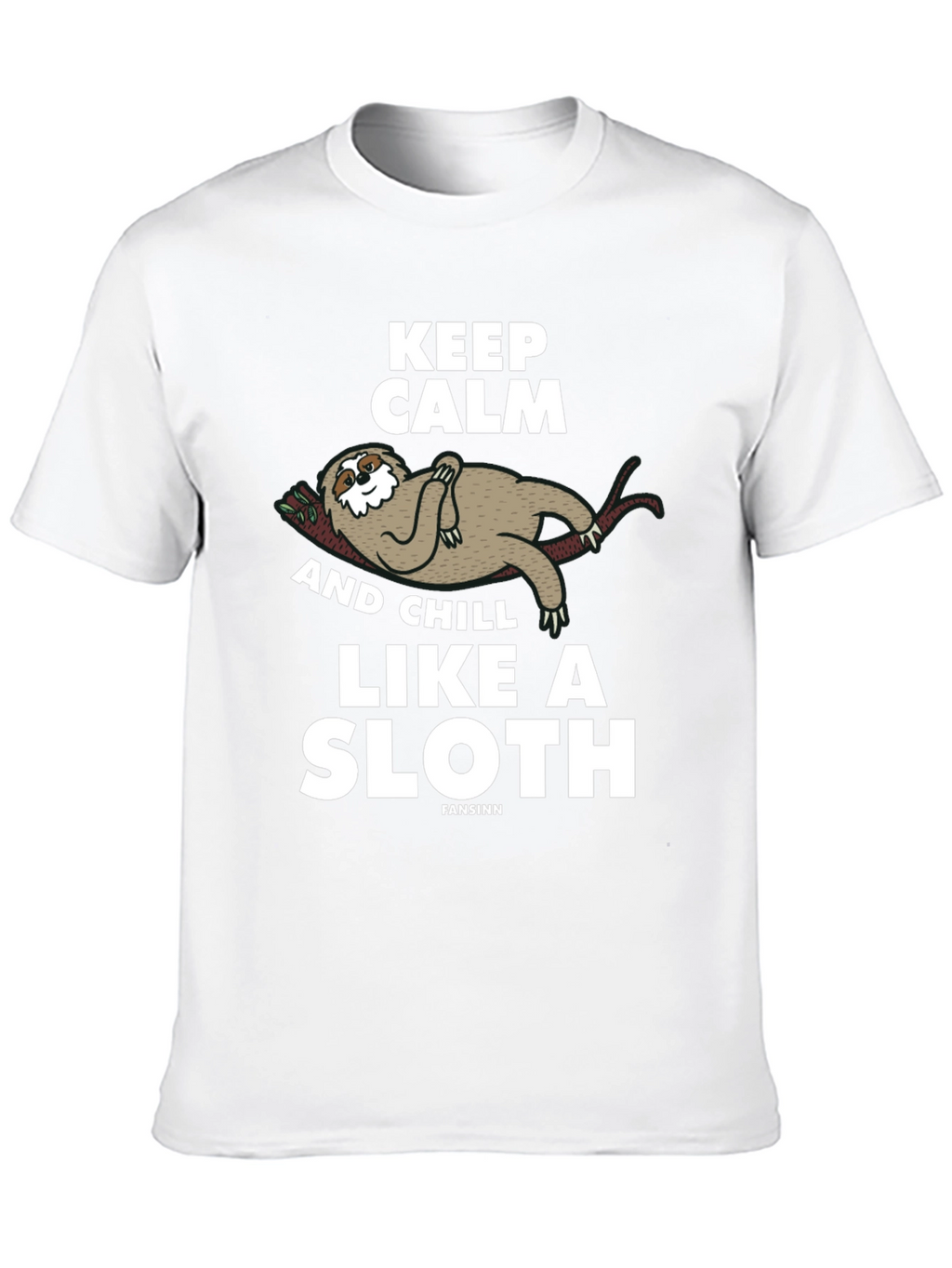 Keep Calm Sloth Graphic Tee