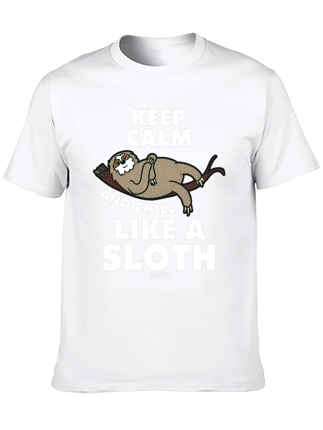 Keep Calm Sloth Graphic Tee