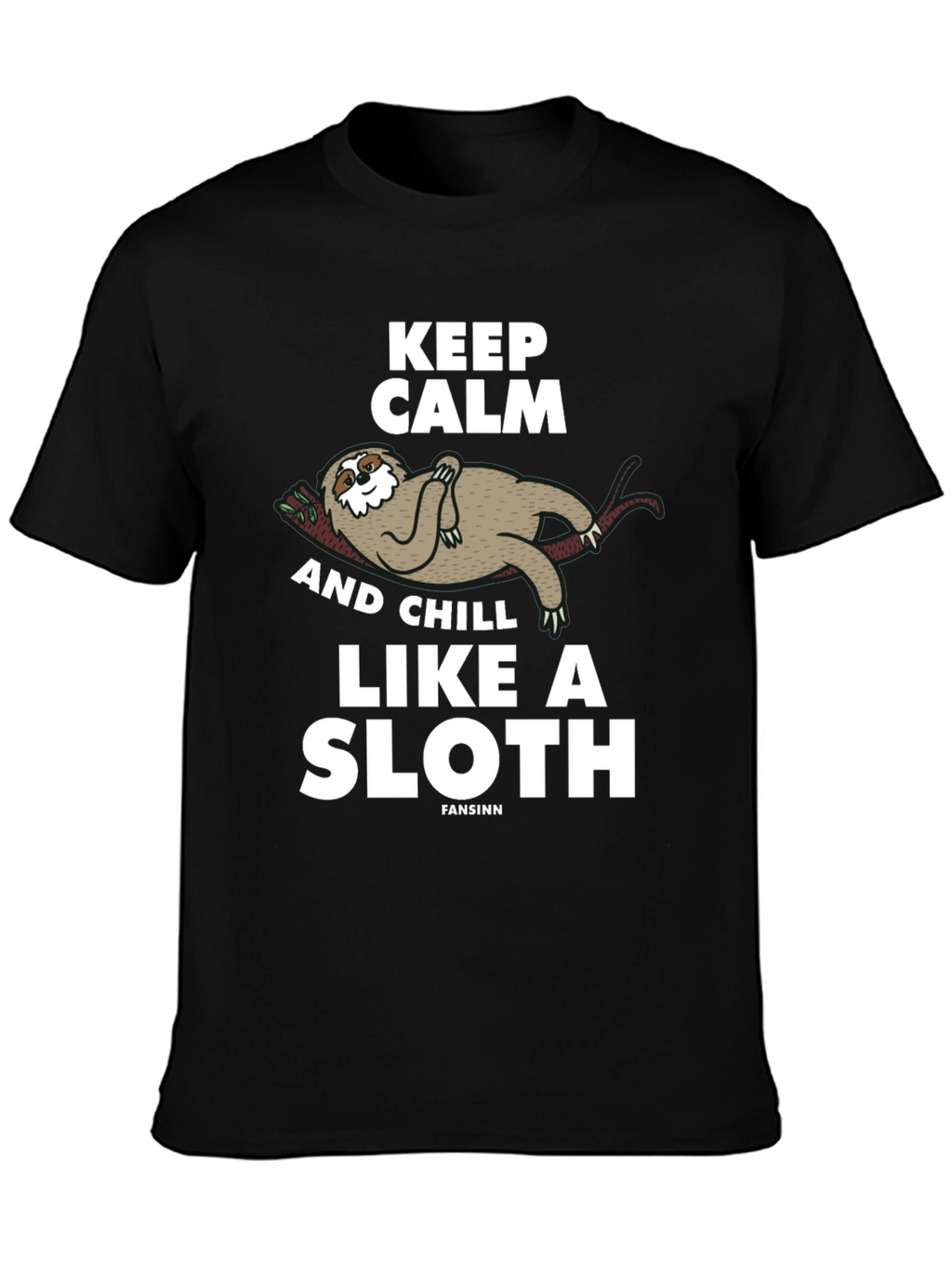 Keep Calm Sloth Graphic Tee