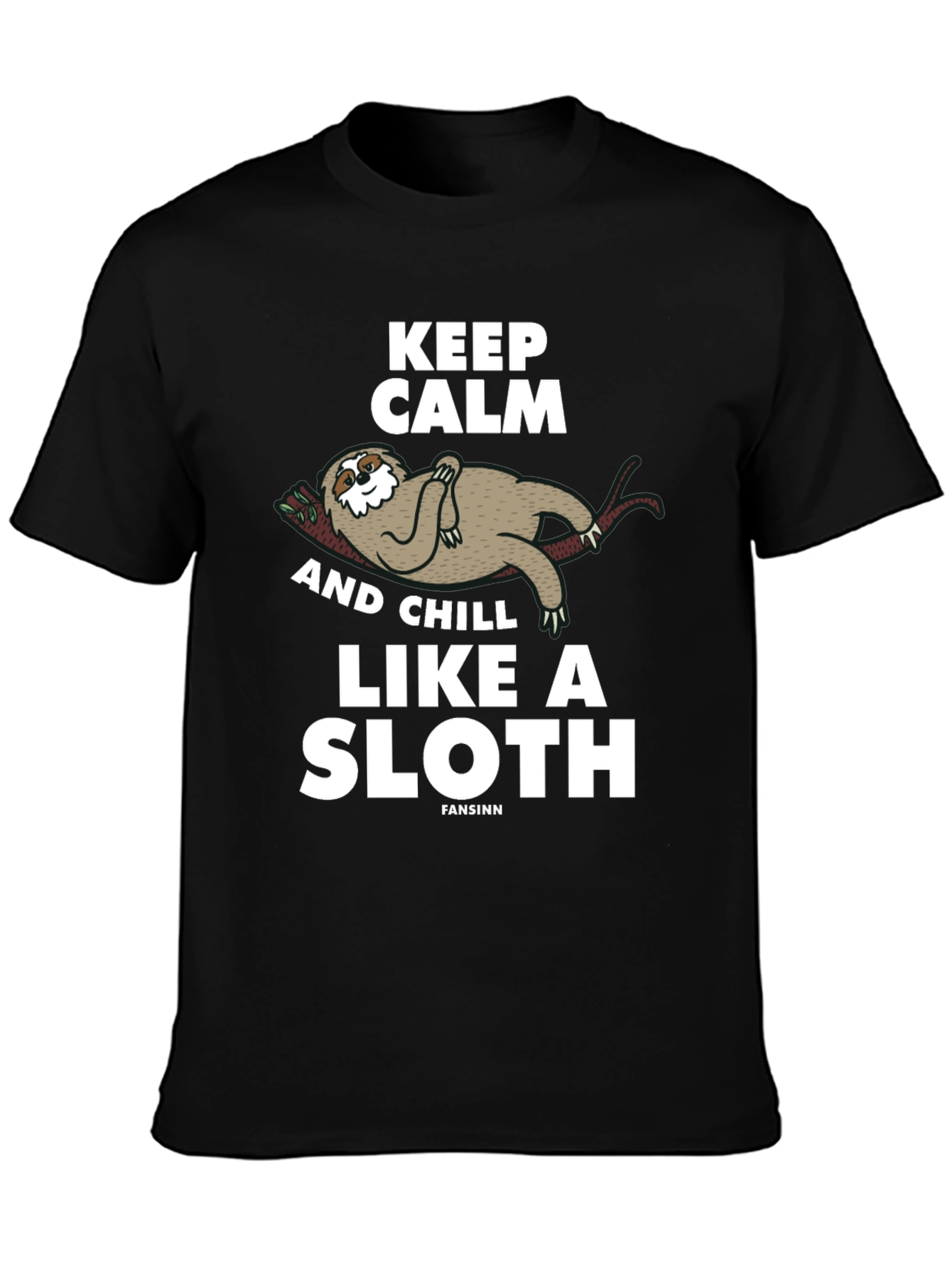 Keep Calm Sloth Graphic Tee