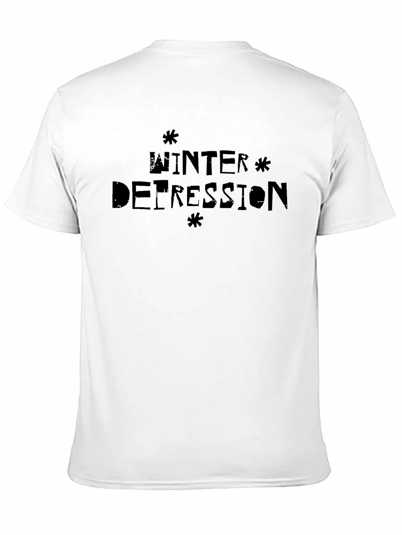 Winter Depression Graphic Tee - Black