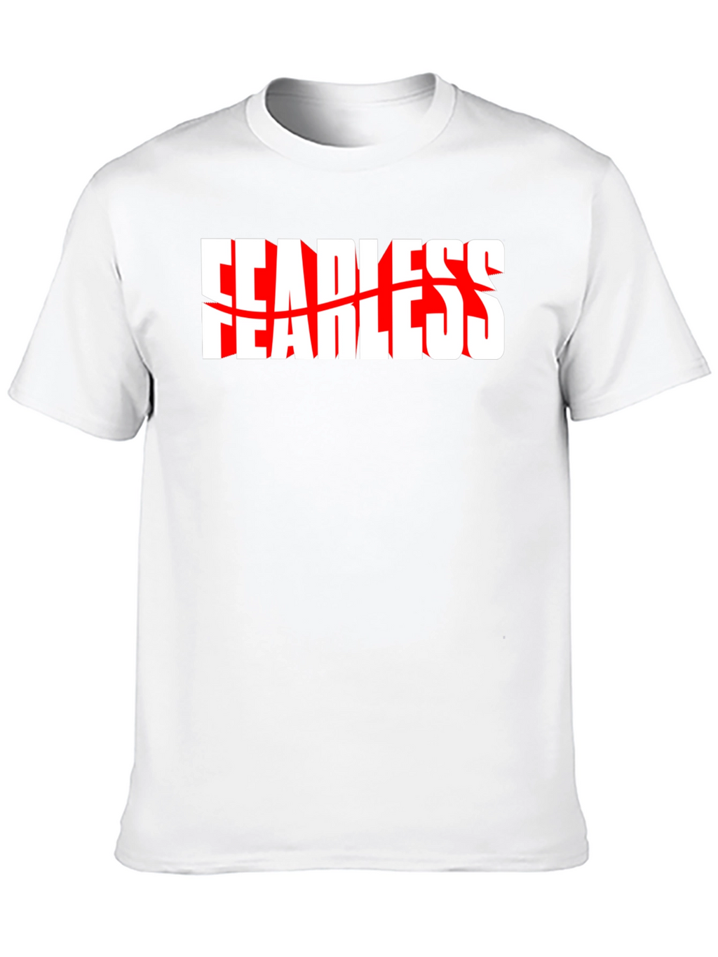 Fearless Graphic Tee - Black Crew Neck