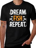 Dream Fish Repeat Graphic Tee
