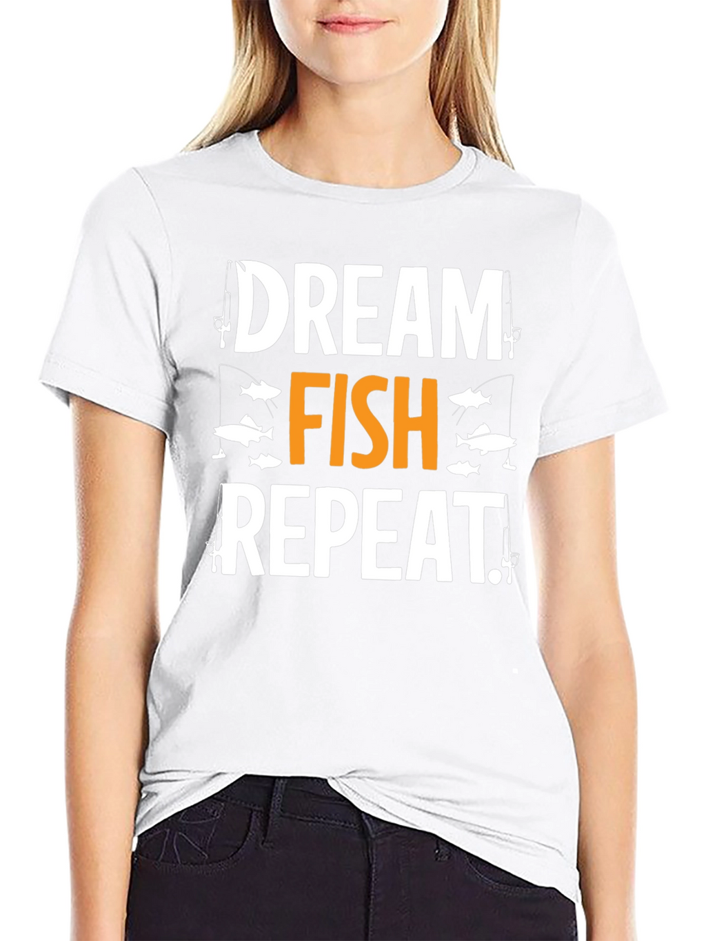 Dream Fish Repeat Graphic Tee