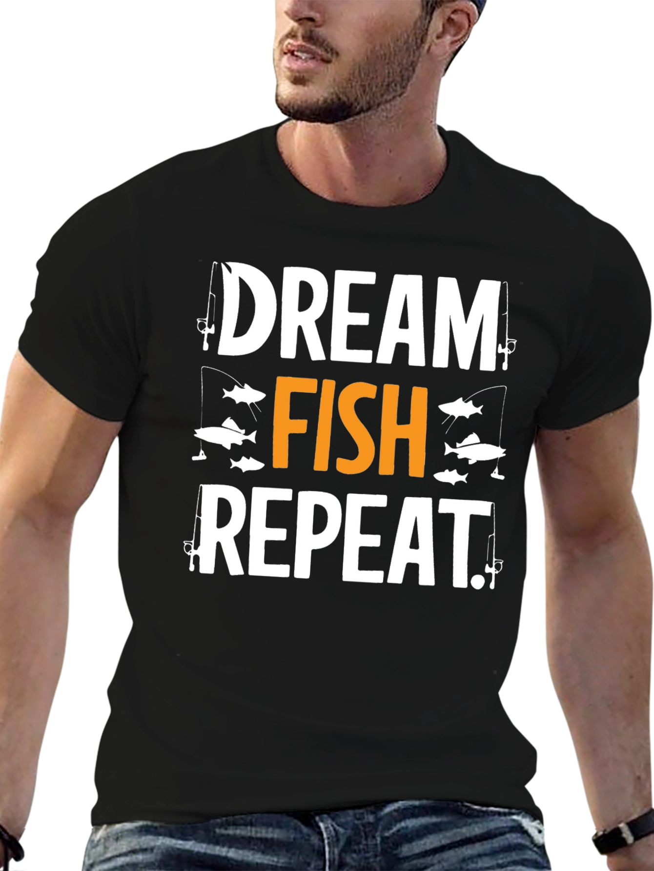 Dream Fish Repeat Graphic Tee