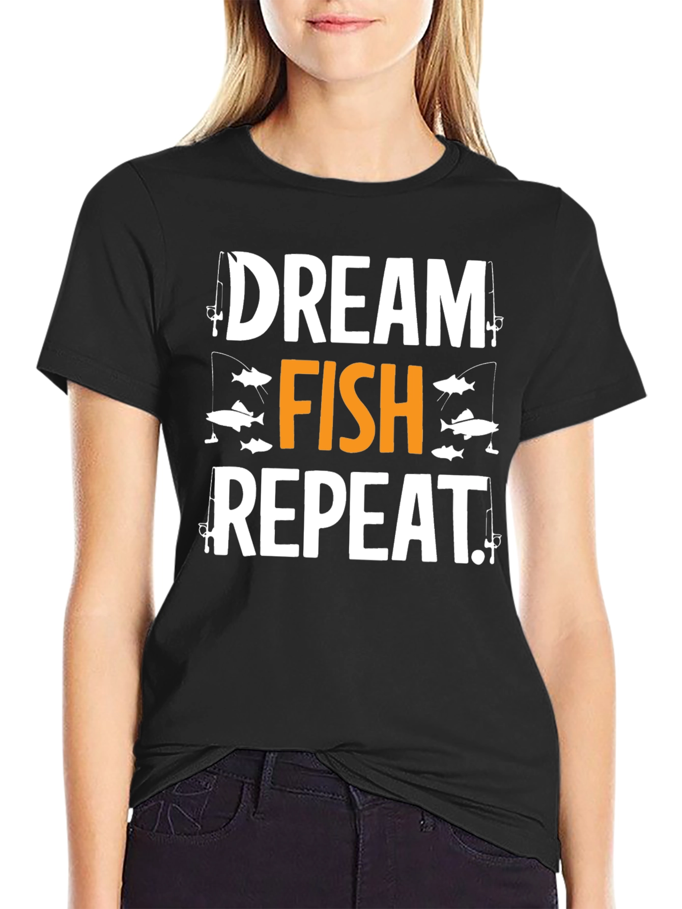Dream Fish Repeat Graphic Tee