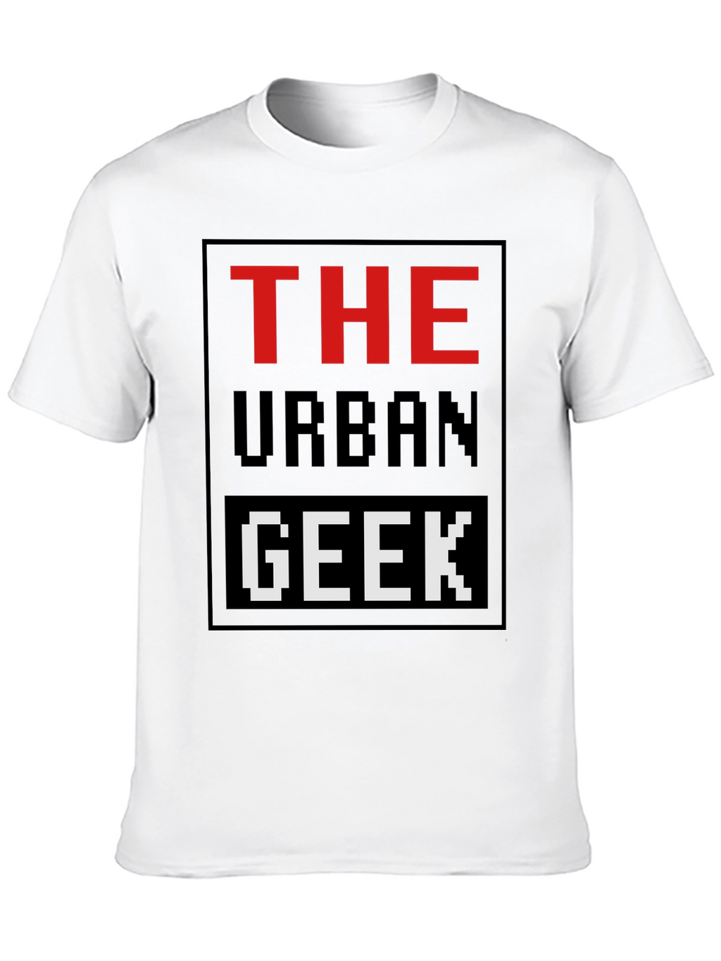 The Urban Geek T-Shirt Pixelated Graphic Novelty Tee