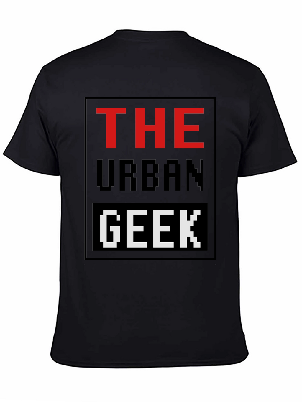 The Urban Geek T-Shirt Pixelated Graphic Novelty Tee