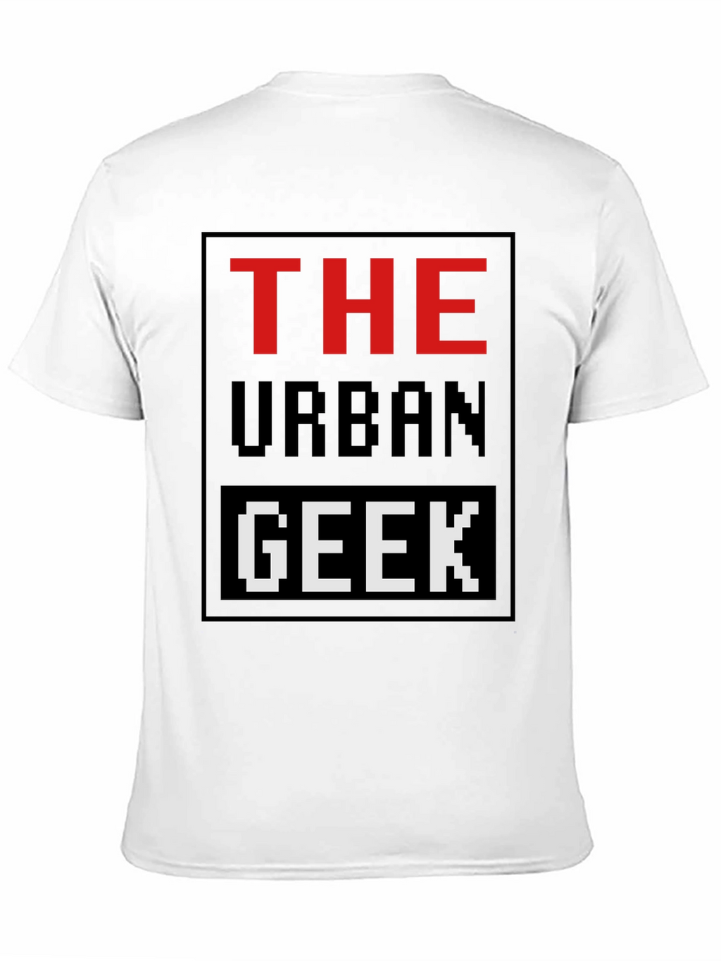 The Urban Geek T-Shirt Pixelated Graphic Novelty Tee