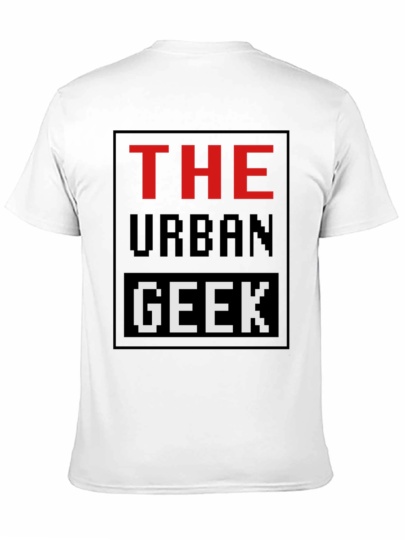 The Urban Geek T-Shirt Pixelated Graphic Novelty Tee