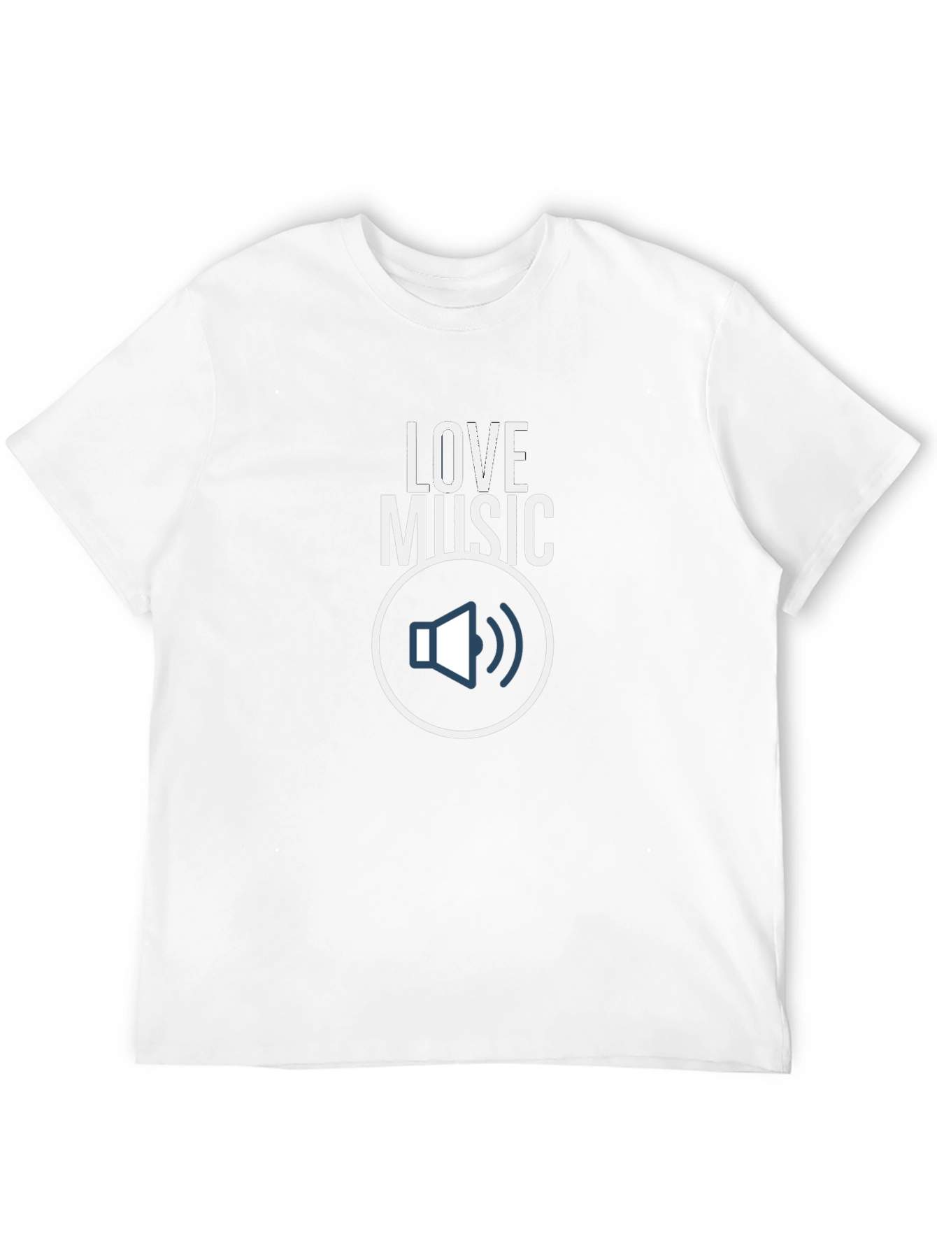 Love Music Graphic Tee - Black Cotton T-Shirt