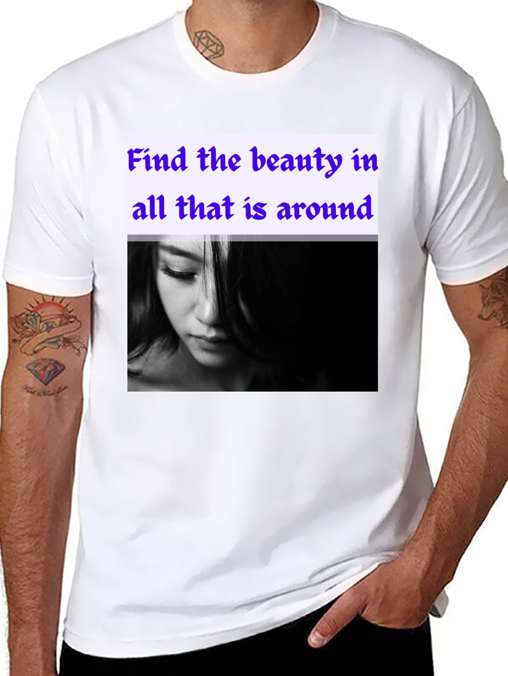 Beauty Within T-Shirt - Inspirational Graphic Tee