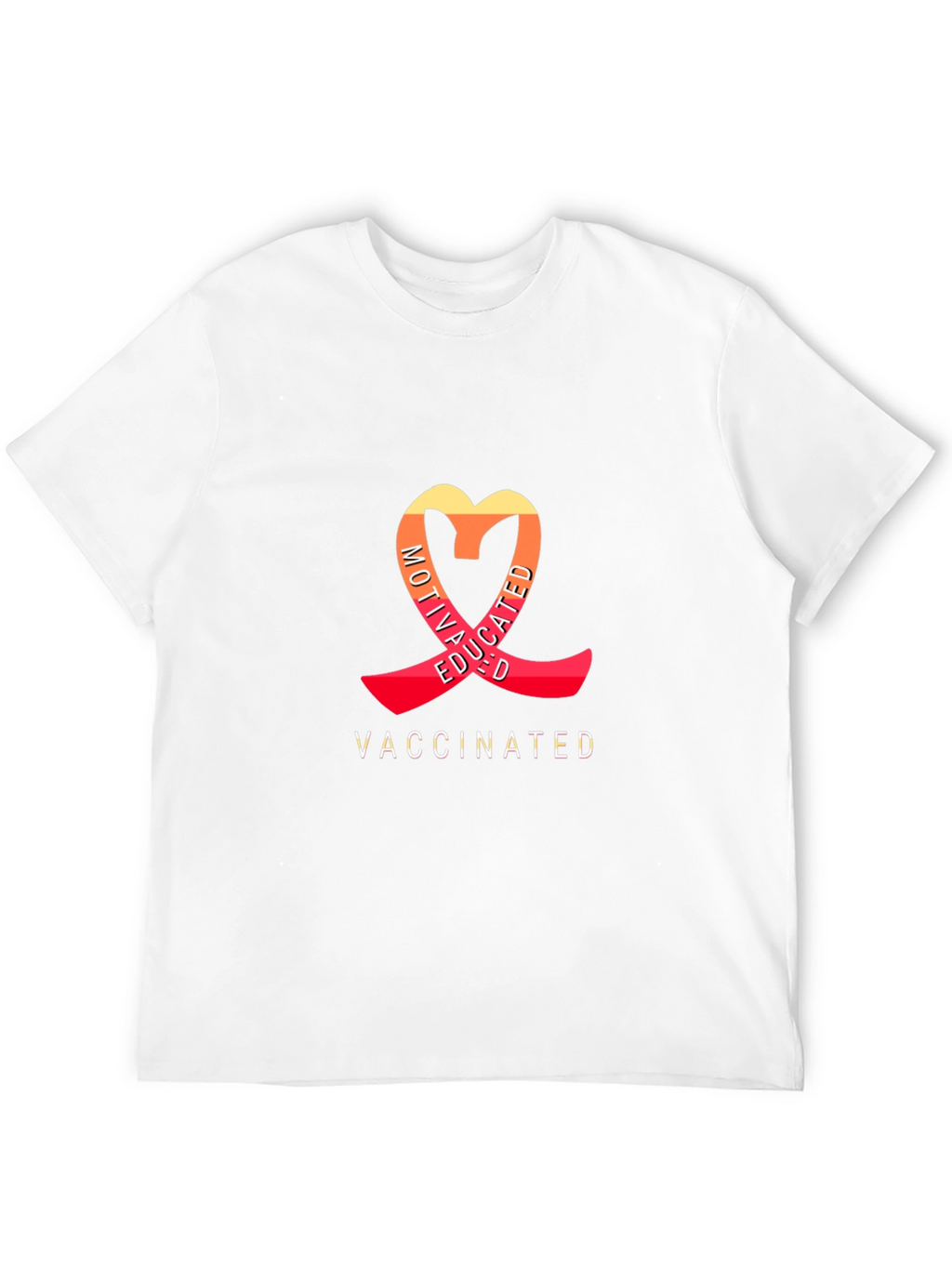 Motivated Educated Vaccinated Graphic T-Shirt