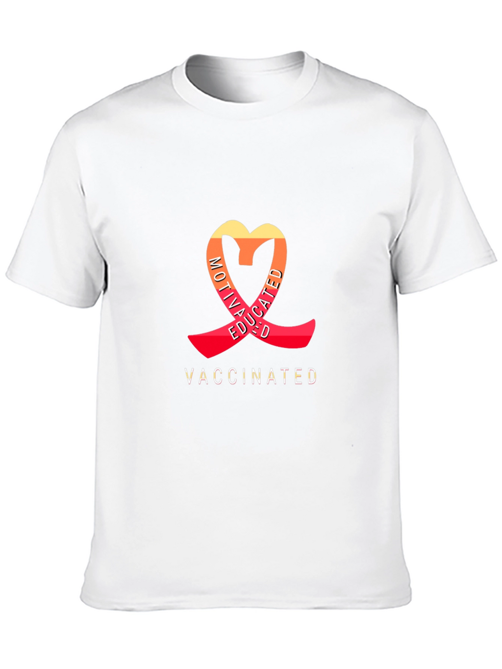 Motivated Educated Vaccinated Graphic T-Shirt