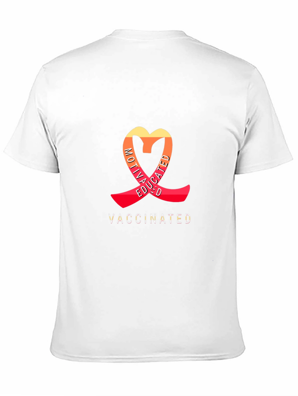 Motivated Educated Vaccinated Graphic T-Shirt