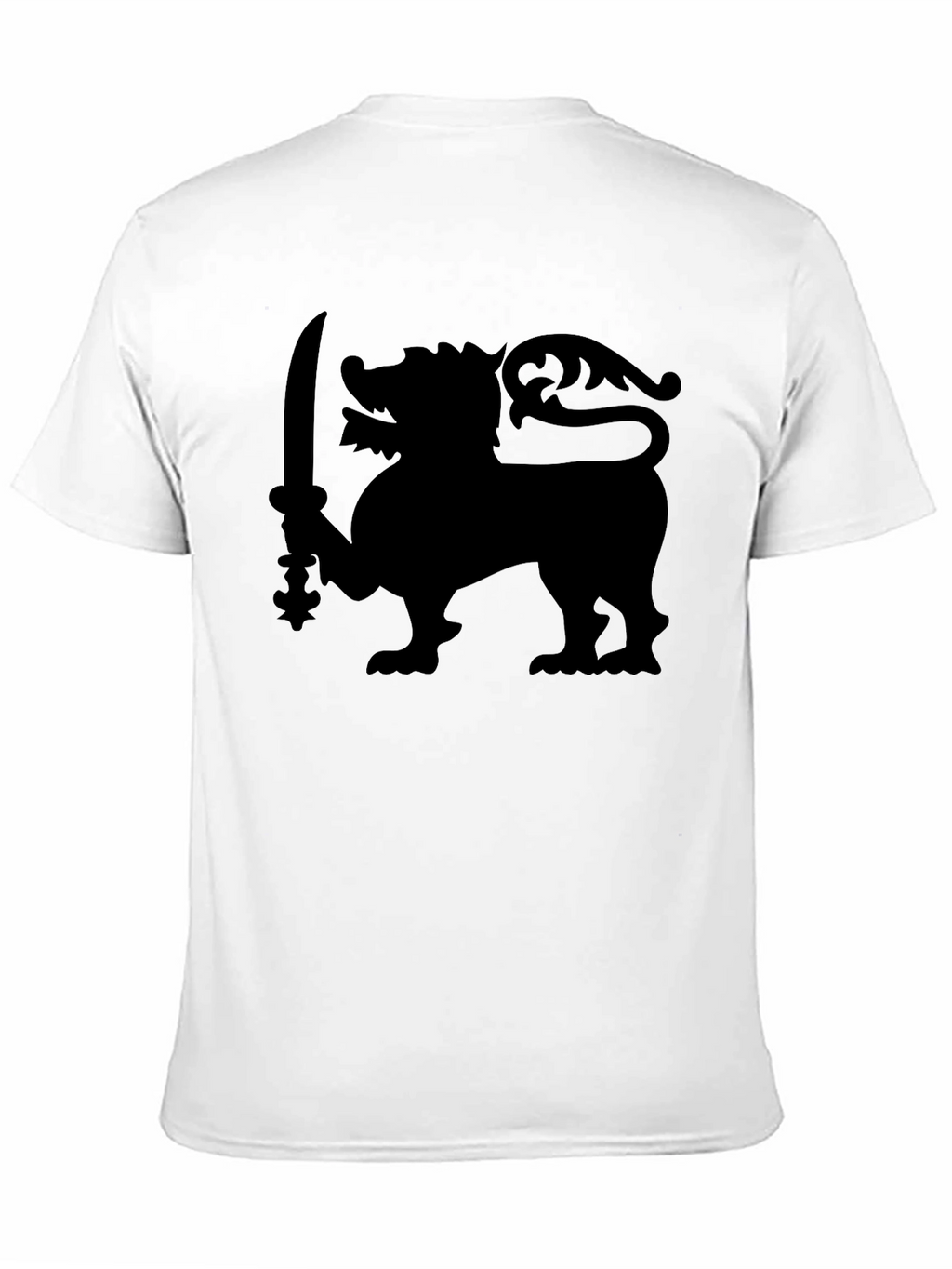 Lion Sword Graphic Tee - Classic Black T-Shirt