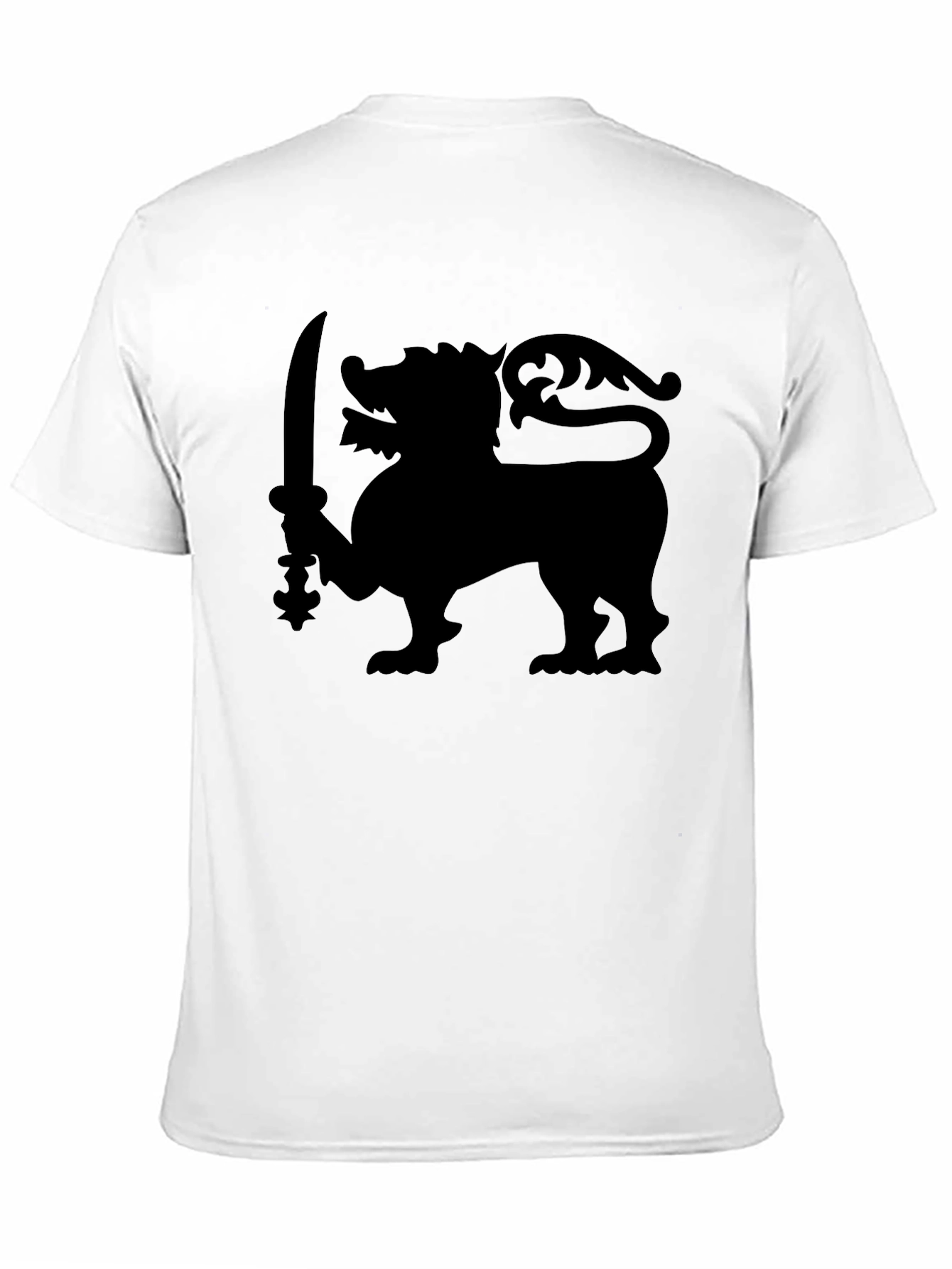 Lion Sword Graphic Tee - Classic Black T-Shirt