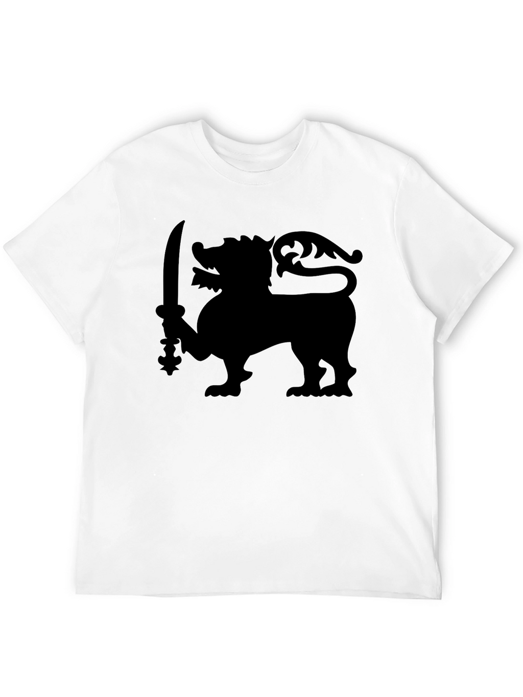 Lion Sword Graphic Tee - Classic Black T-Shirt
