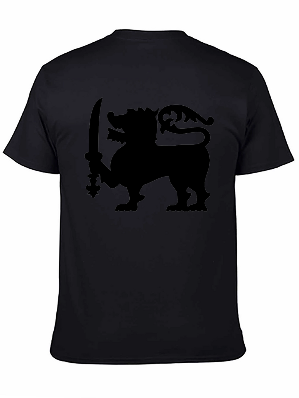 Lion Sword Graphic Tee - Classic Black T-Shirt