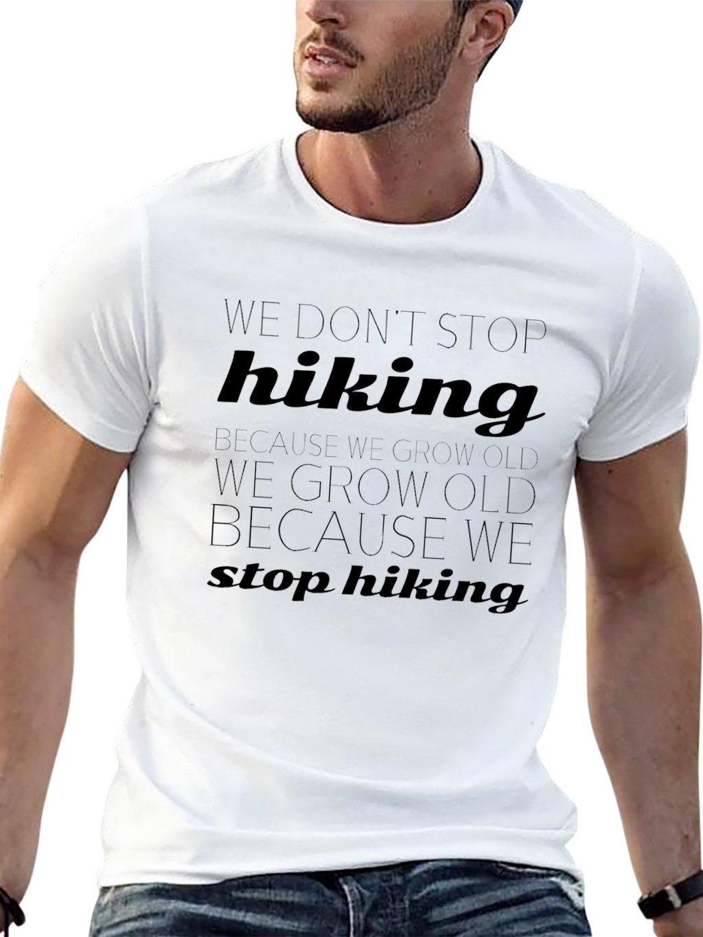 Hiking Graphic T-Shirt - Never Stop Exploring!