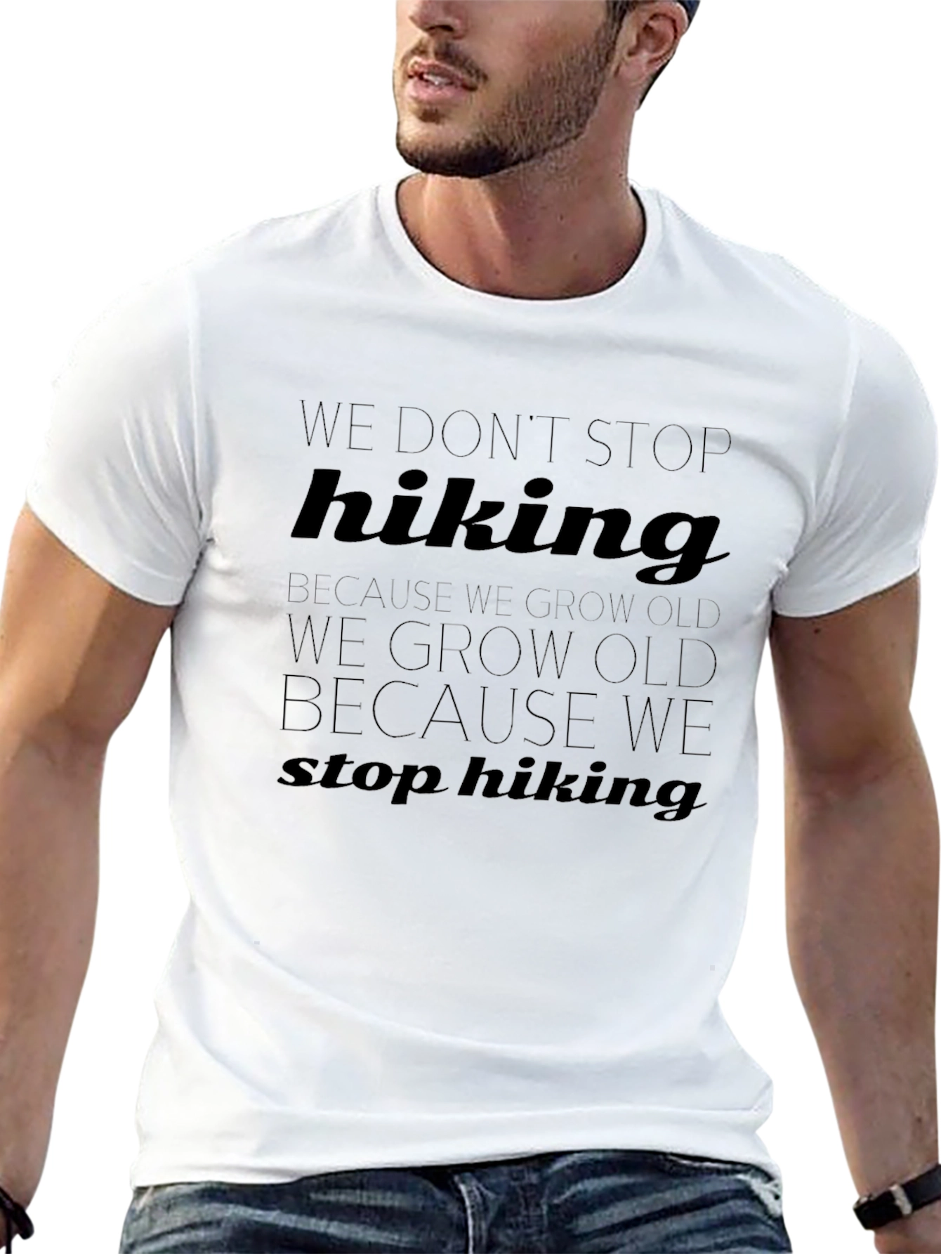 Hiking Graphic T-Shirt - Never Stop Exploring!