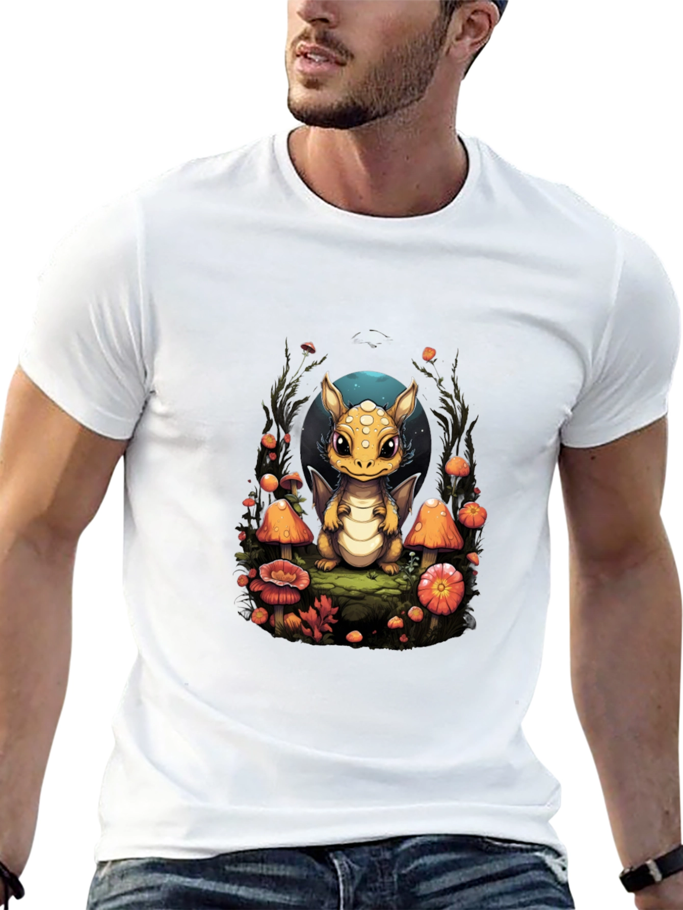 Cute Dragon Mushroom T-Shirt