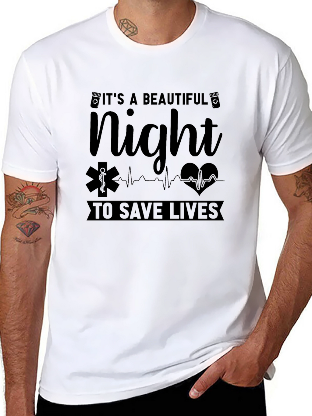 Beautiful Night to Save Lives EMS T-Shirt