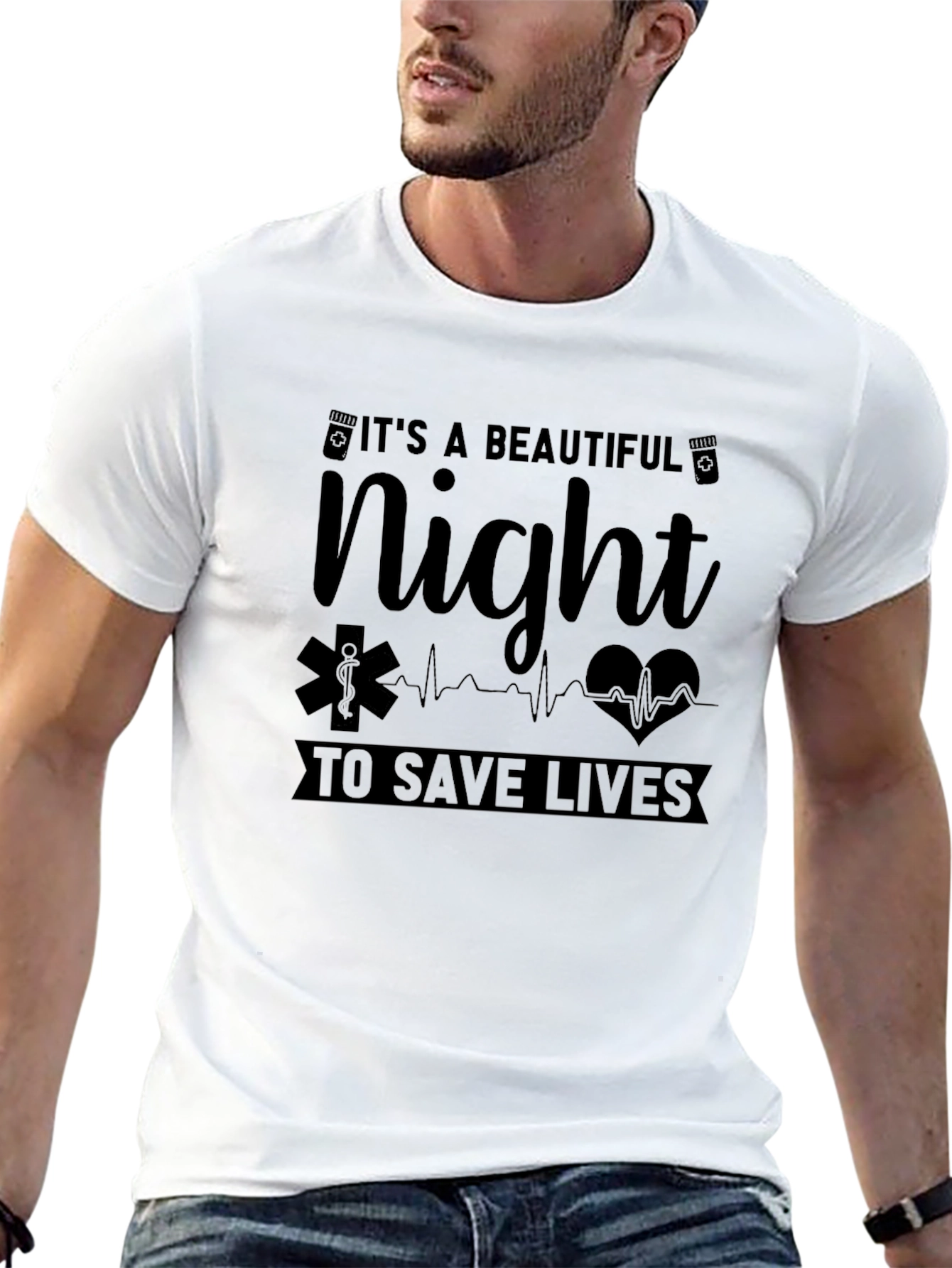 Beautiful Night to Save Lives EMS T-Shirt